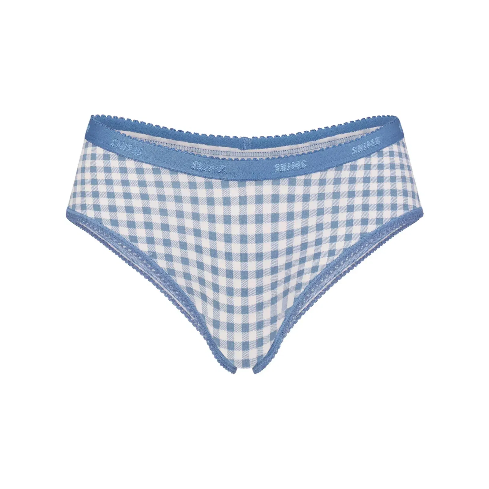 Lightweight Cotton Logo Picot Hipster