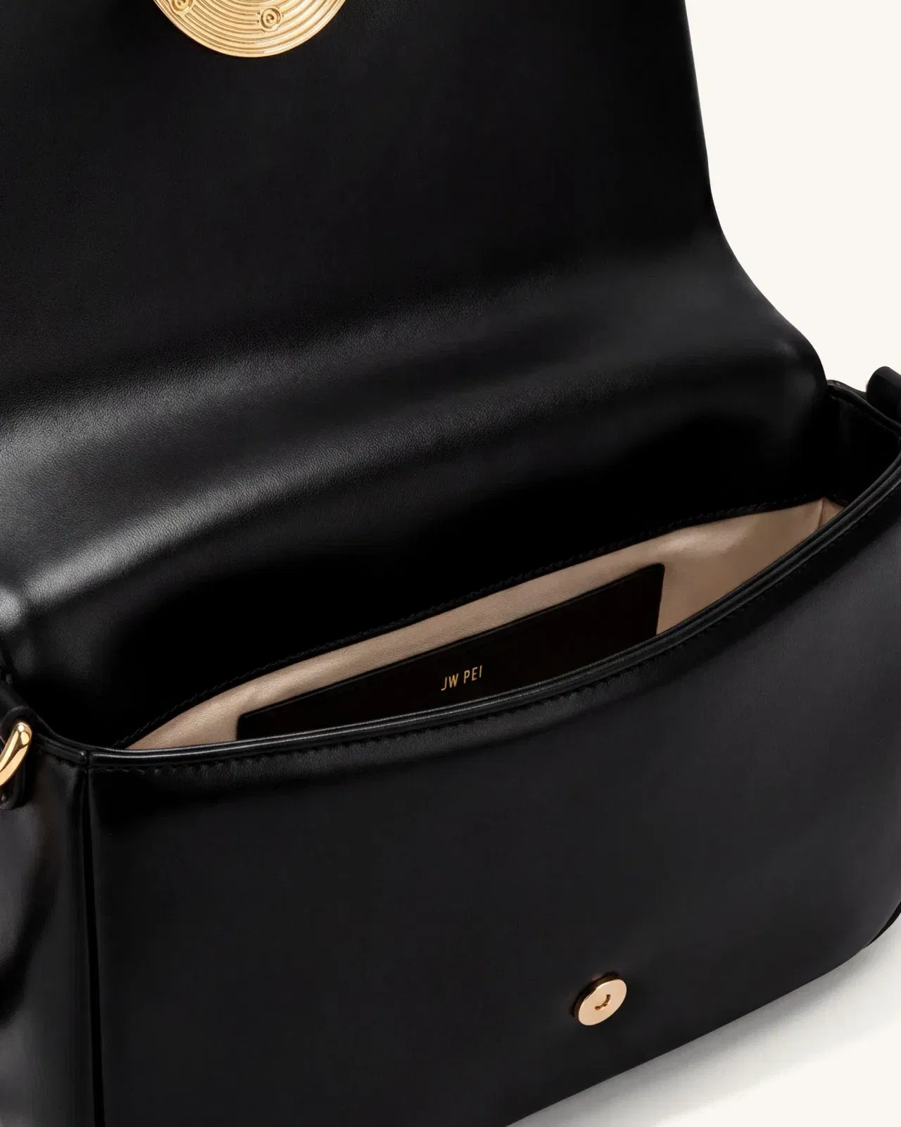 Jw Pei Sofia Ruched Shoulder Bag Black