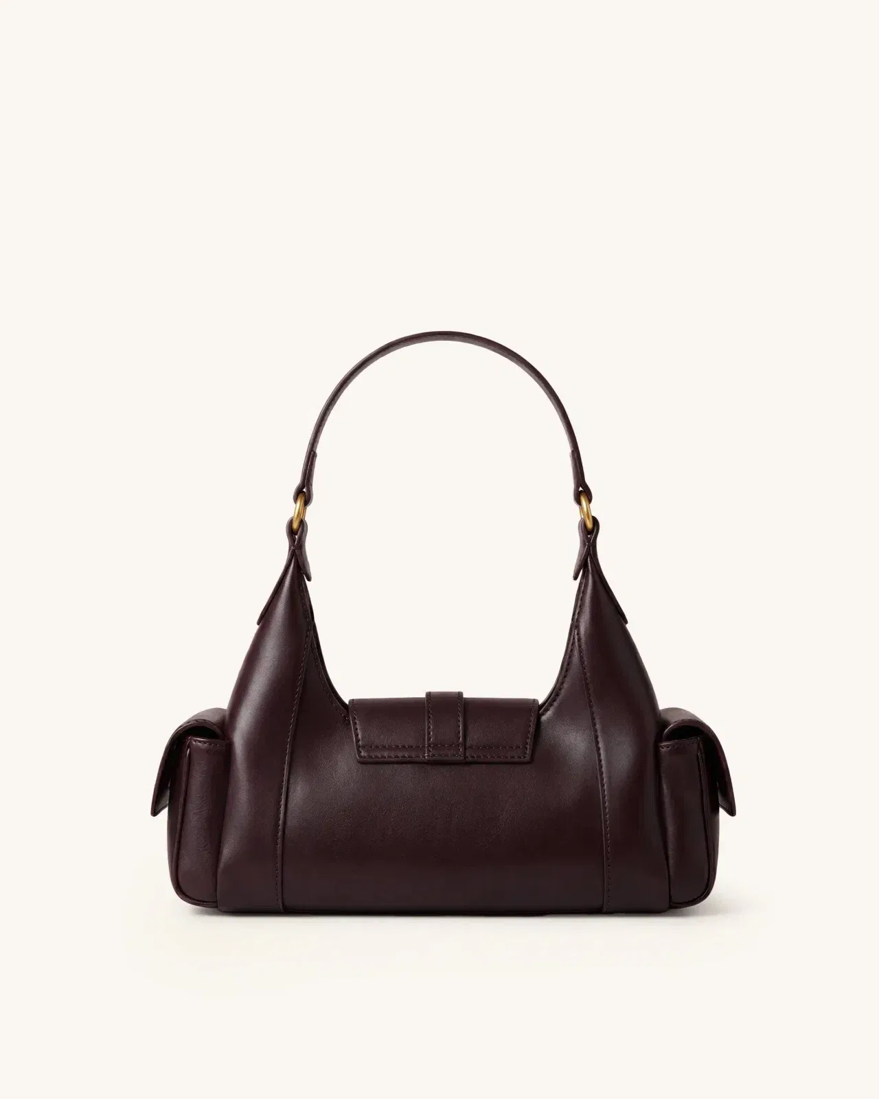 Jw Pei Estelle Pocket Shoulder Bag Dark Brown