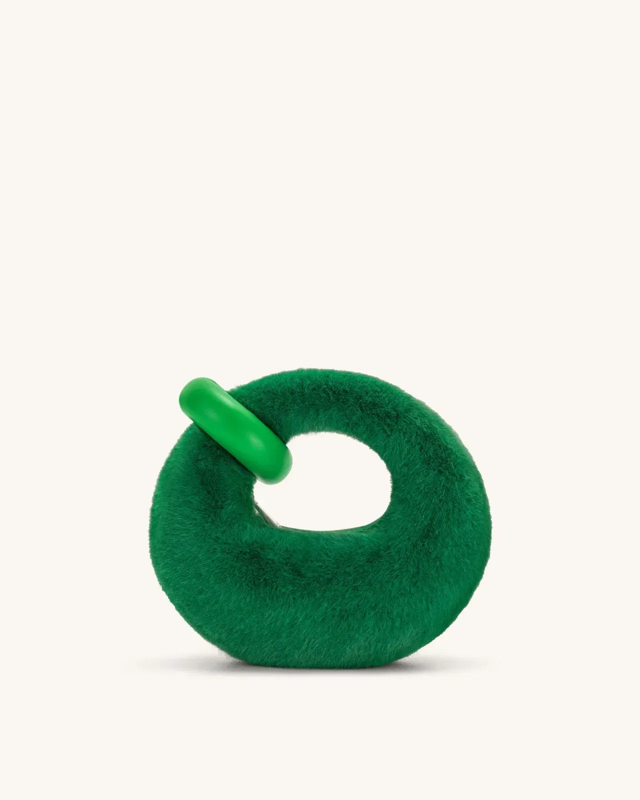 Jw Pei Abacus Faux Fur Mini Top Handle Bag Grass Green