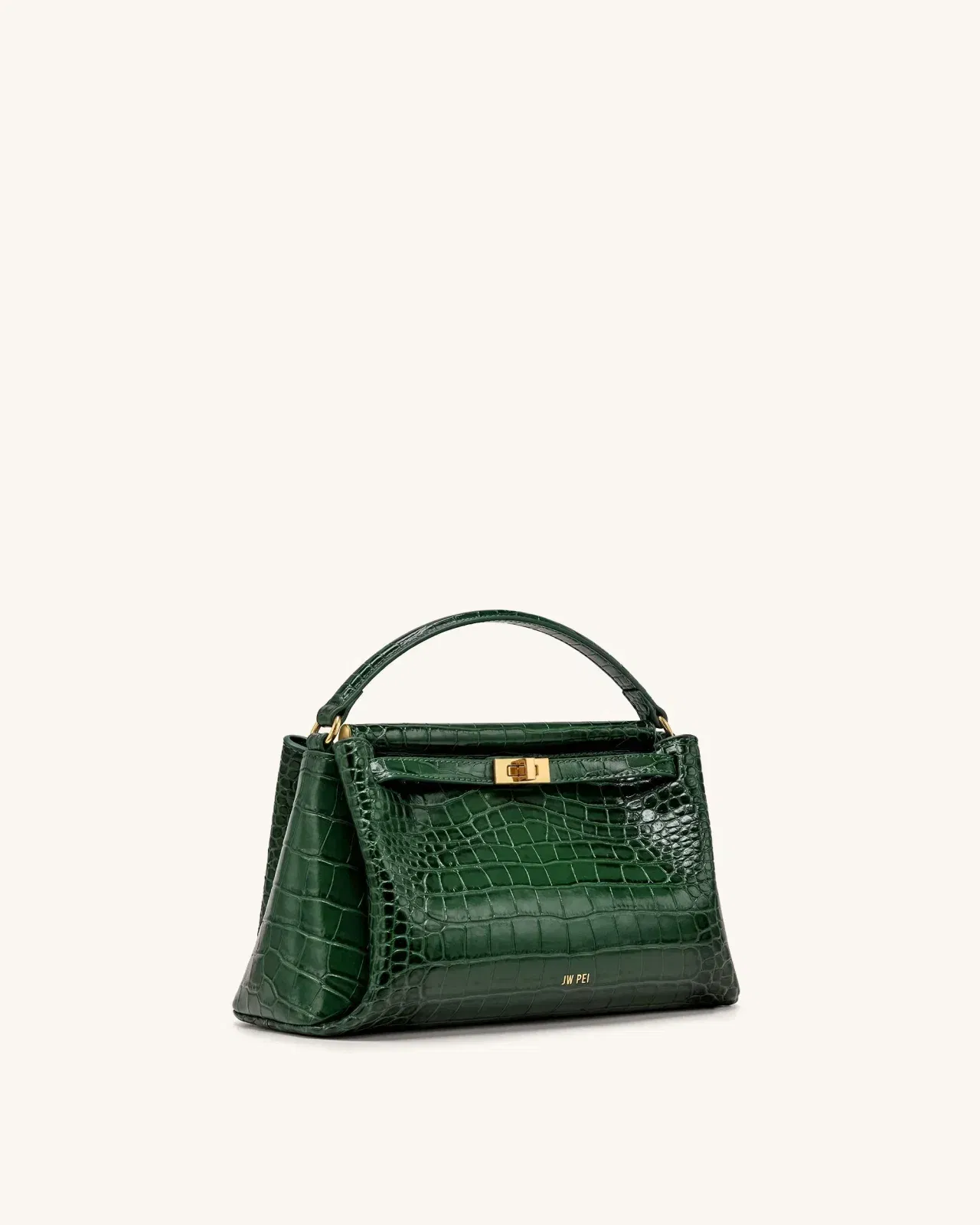 Jw Pei Carmen Top Handle Bag Forest Green Croc