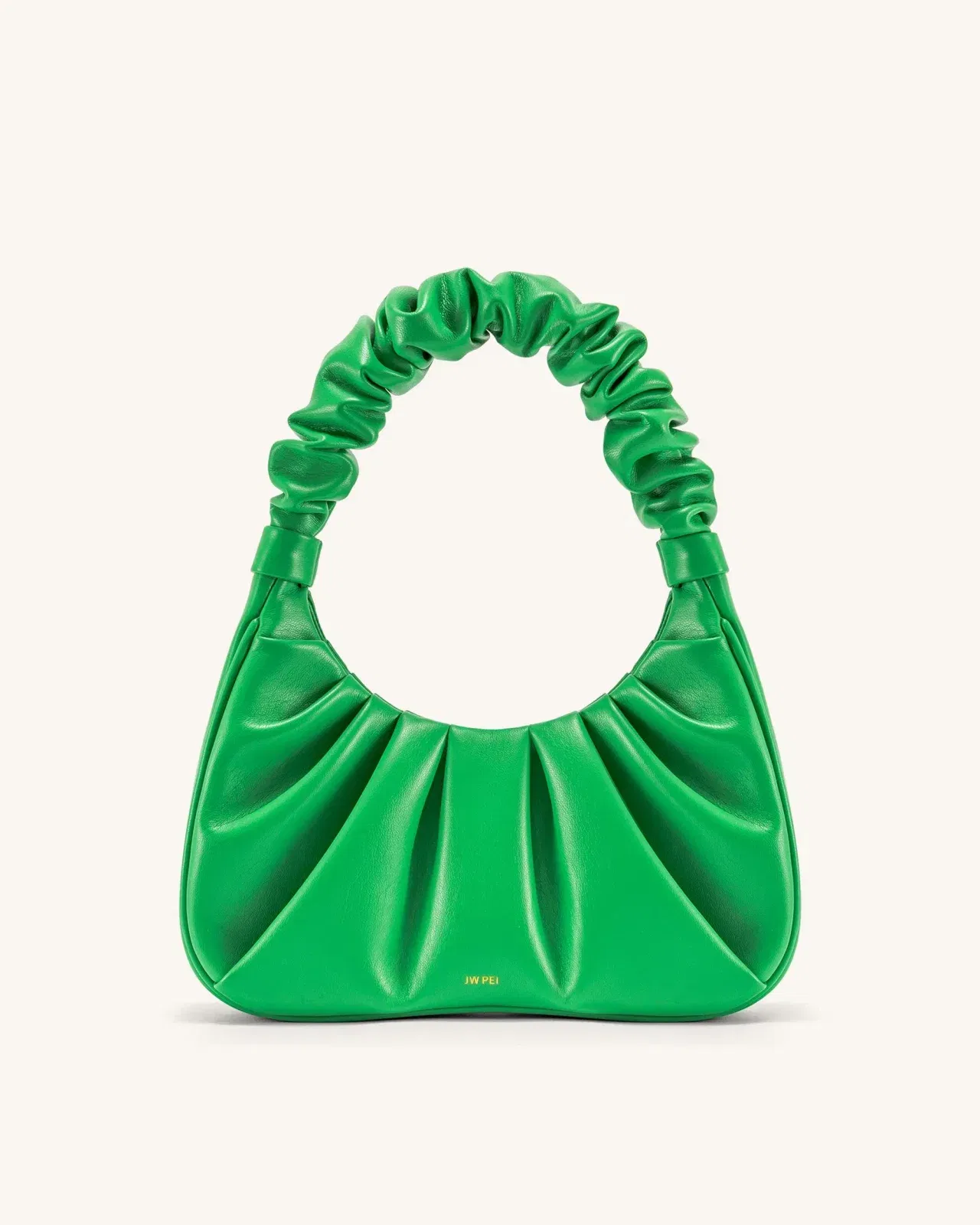 Jw Pei Gabbi Ruched Hobo Handbag Grass Green