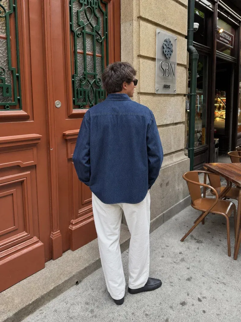 Marlow Denim Shirt – Light Indigo