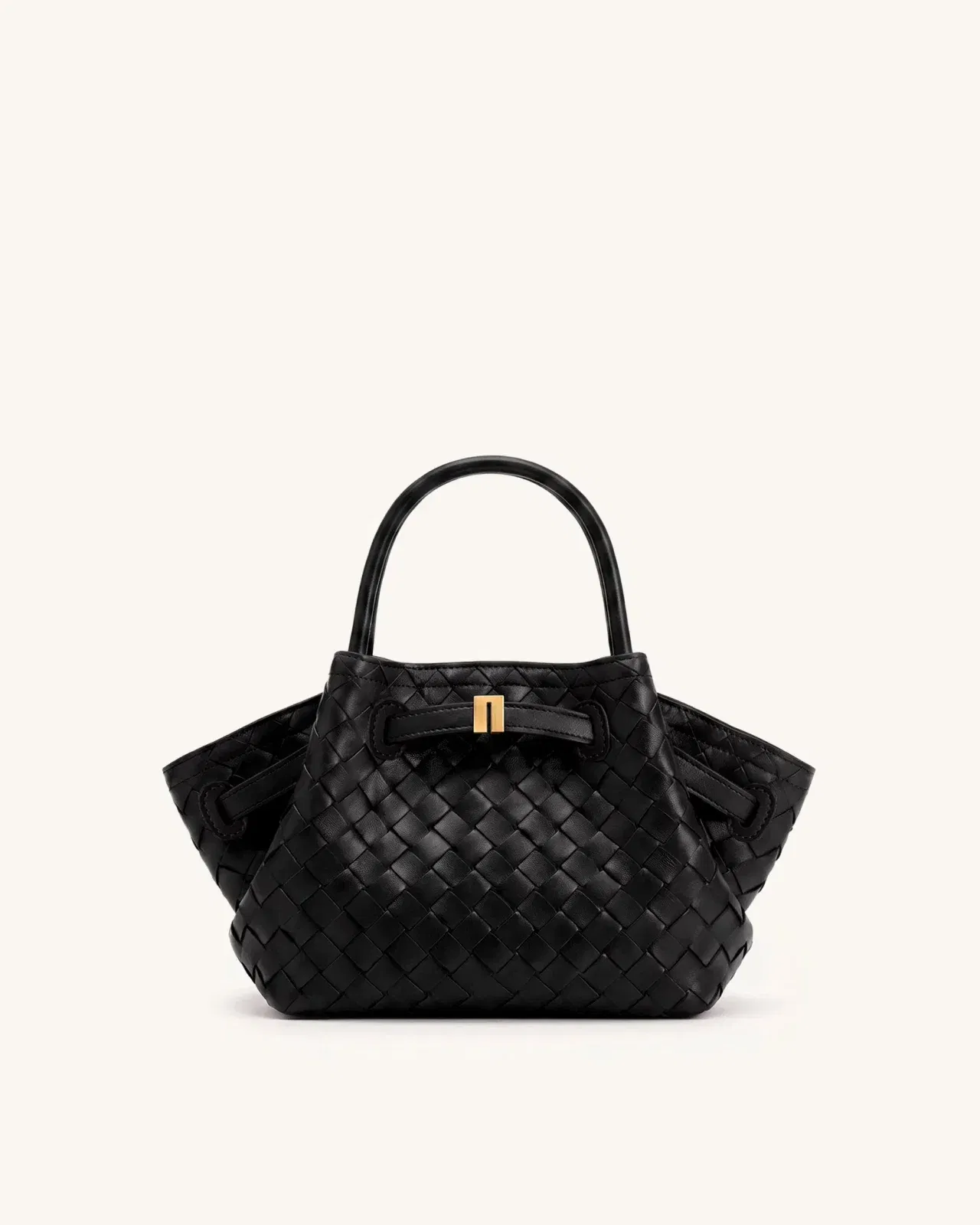 Jw Pei Hana Mini Weave Tote Bag Black