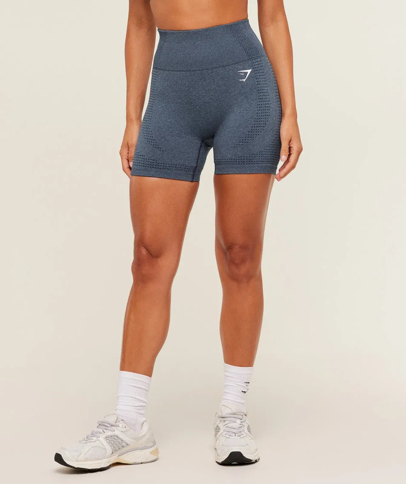 Women's Gymshark Vital Seamless Shorts GS Stealth Blue