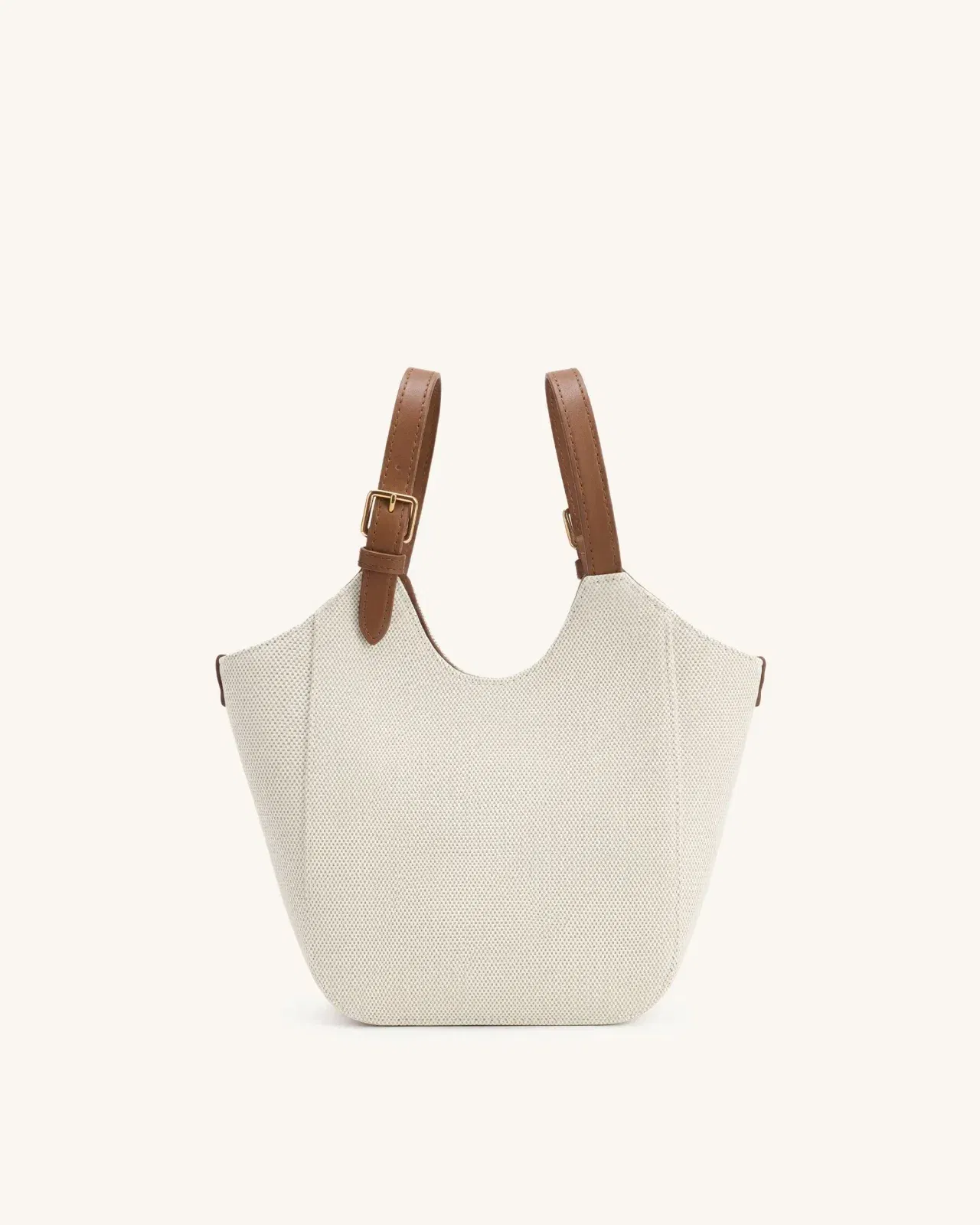 Jw Pei Ines Padlock Tote Bag Brown Canvas