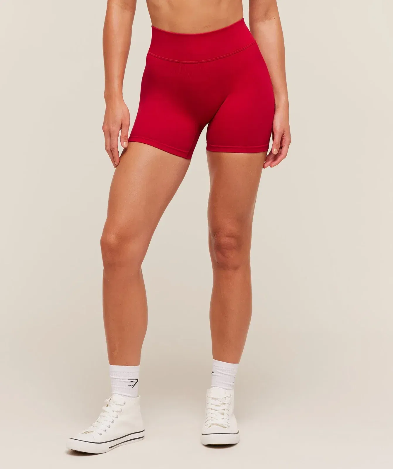 Women's Gymshark Flex V4 Shorts Carmine Red