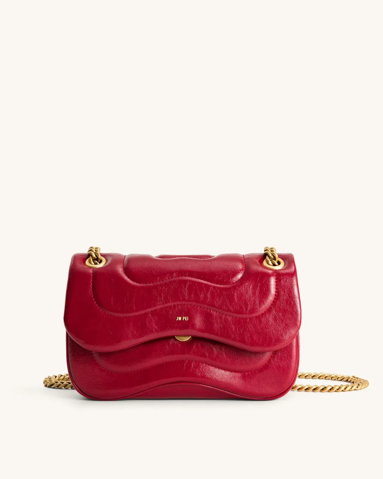 Jw Pei Tina Quilted Chain Crossbody Claret