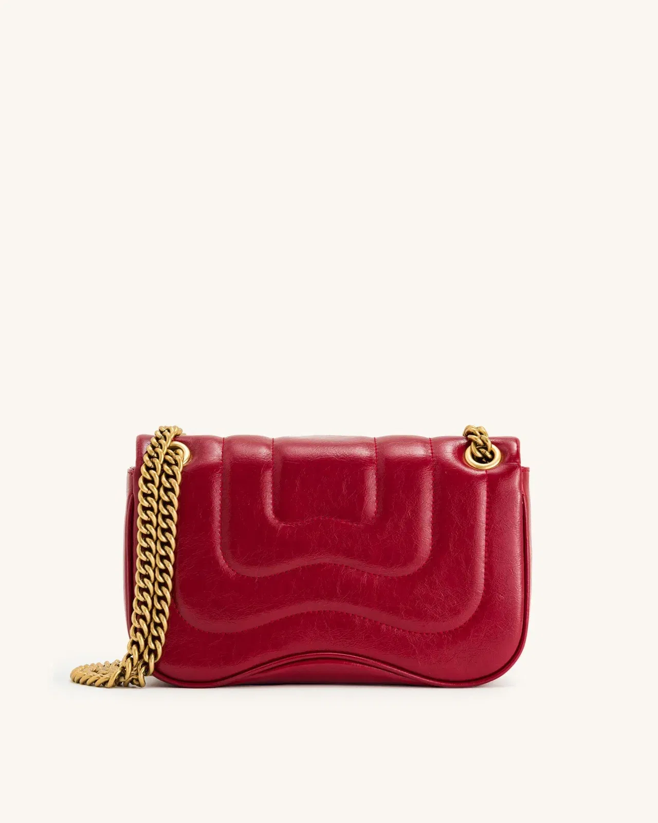Jw Pei Tina Quilted Chain Crossbody Claret