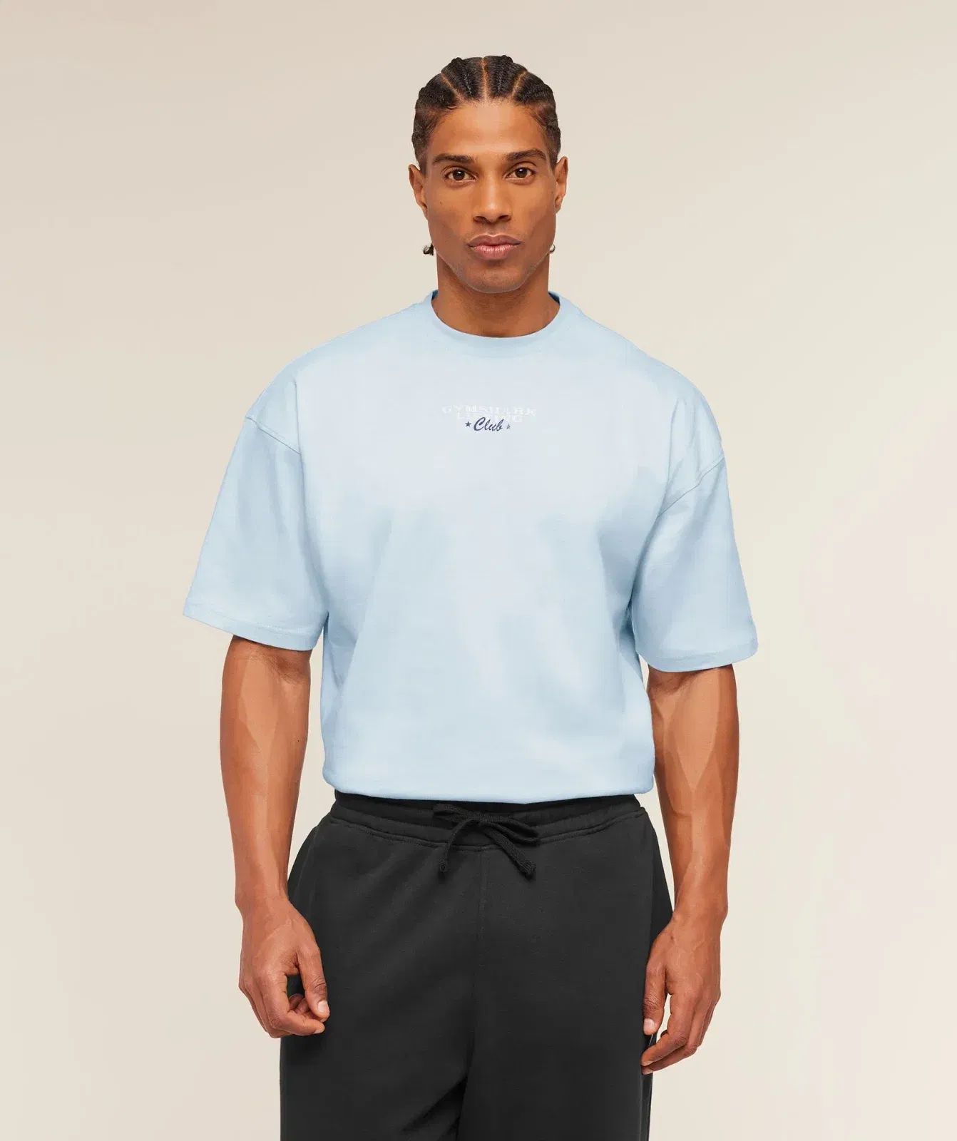 Gymshark Trophy Graphic T-Shirt Chilled Blue