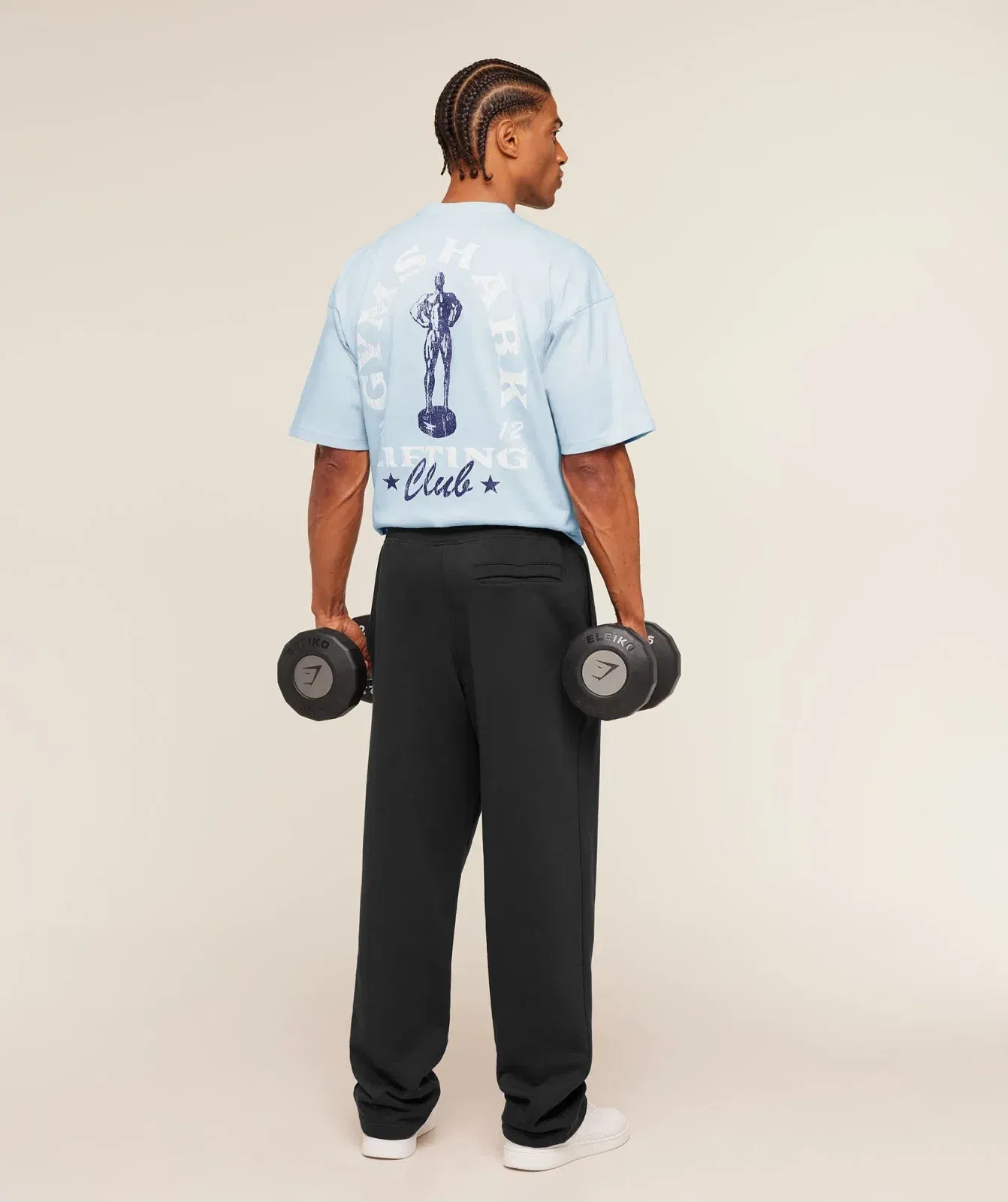 Gymshark Trophy Graphic T-Shirt Chilled Blue