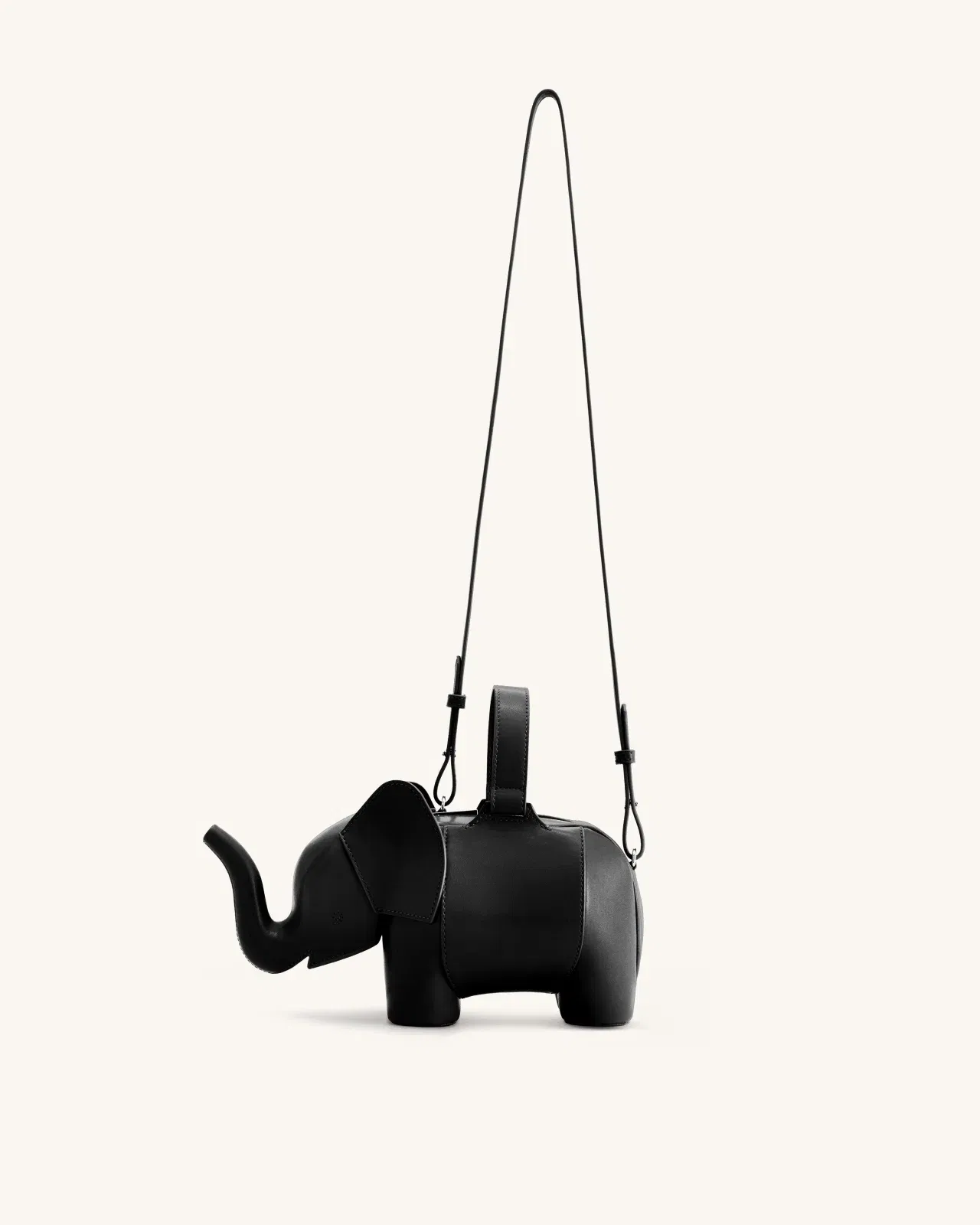 Jw Pei Claire Elephant Shaped Handbag Black