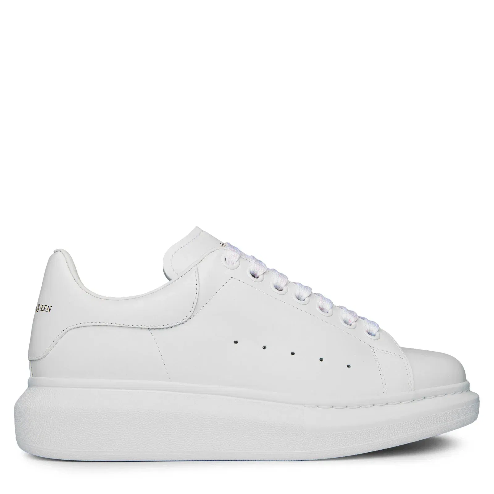 Logo Print Leather Oversized Trainers