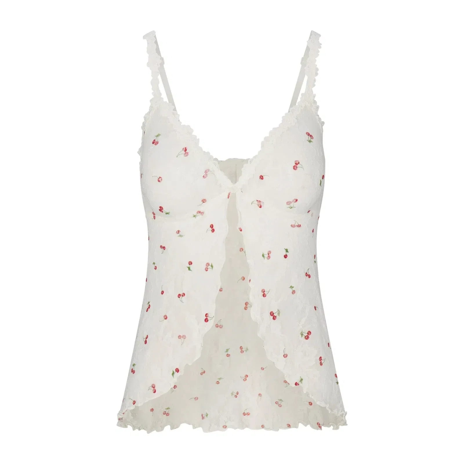 Stretch Lace Babydoll Top