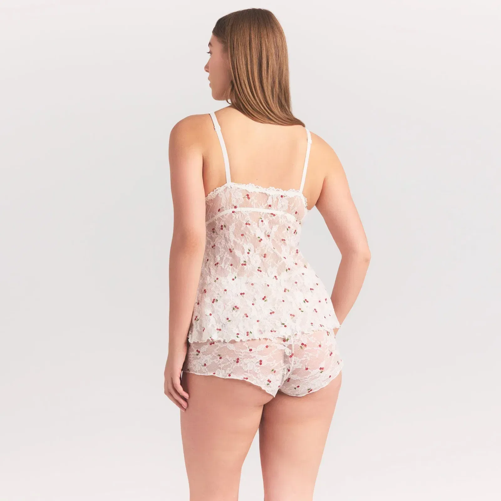 Stretch Lace Babydoll Top