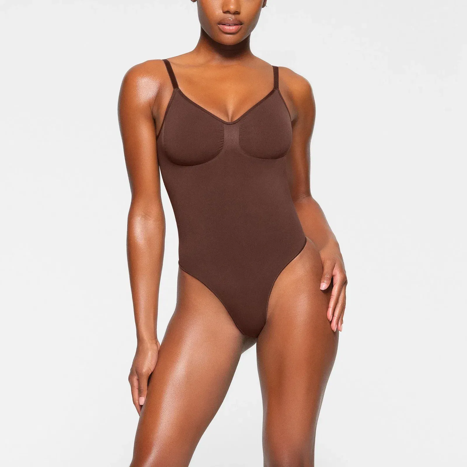Seamless Sculpt Low Back Thong Bodysuit
