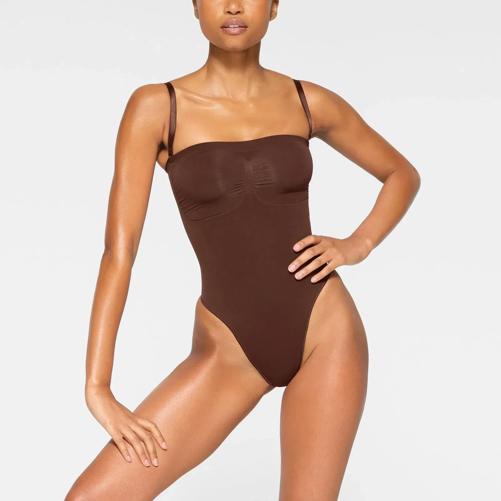 Seamless Sculpt Strapless Thong Bodysuit