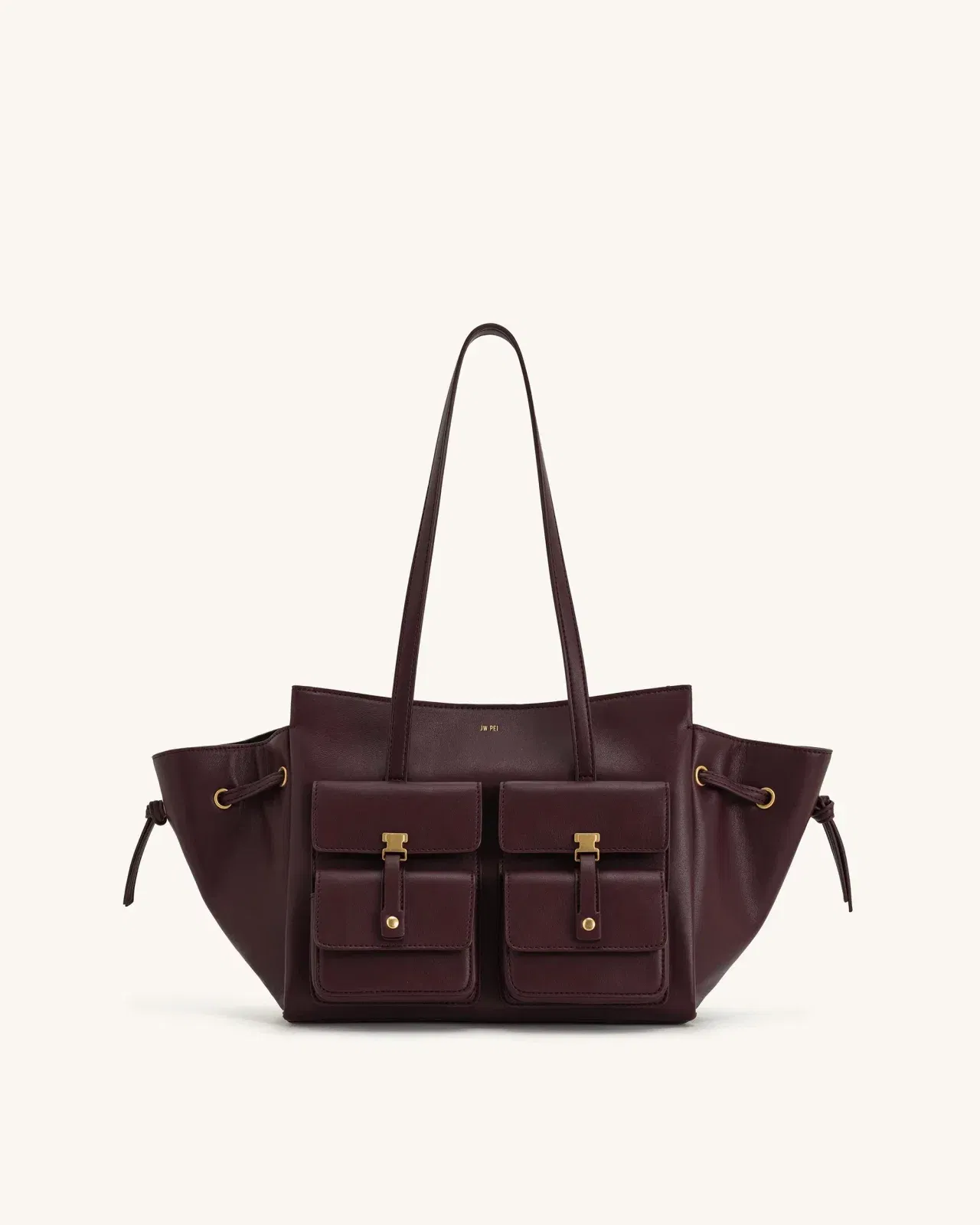 Jw Pei Linda Tote Bag Deep Burgundy