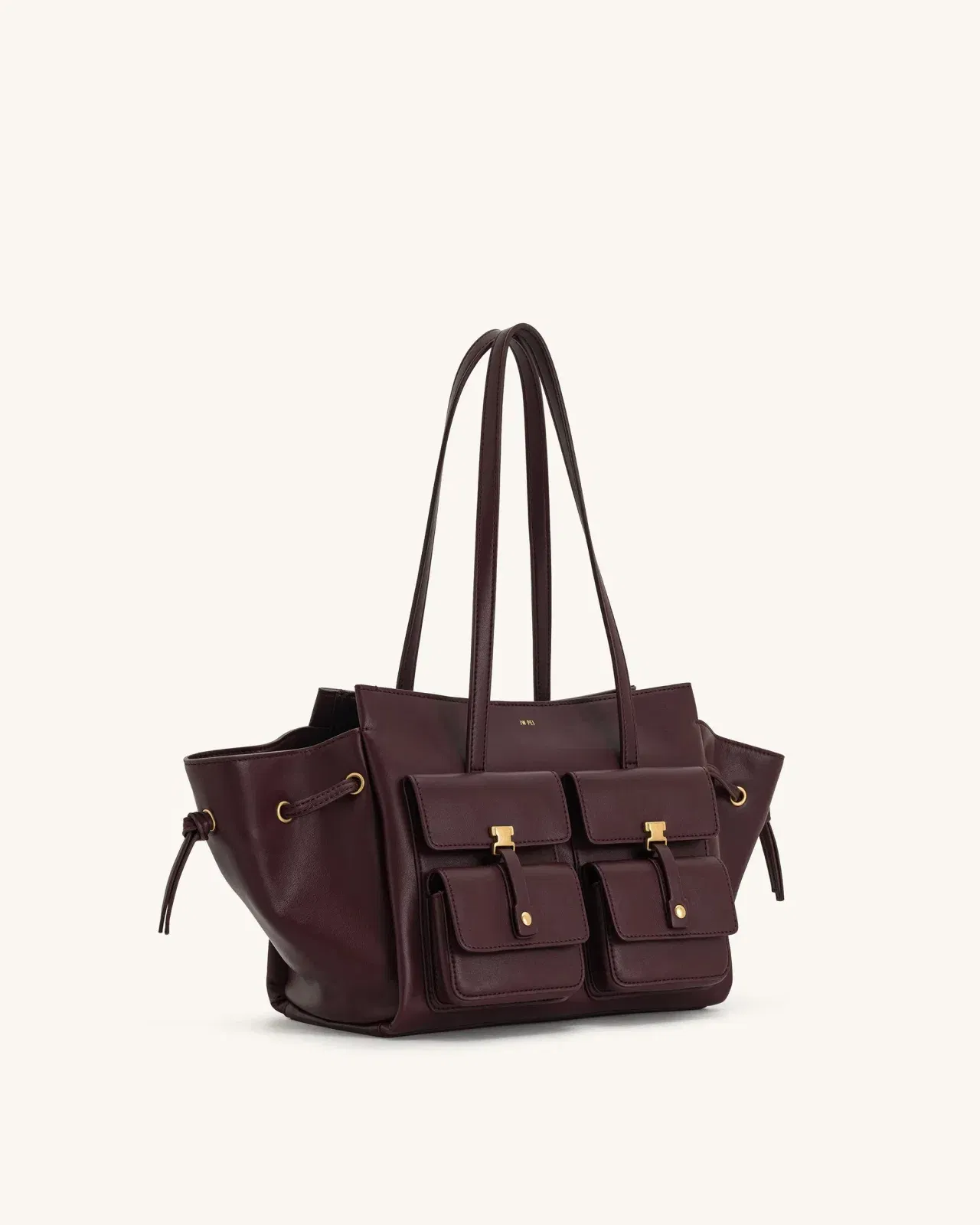 Jw Pei Linda Tote Bag Deep Burgundy