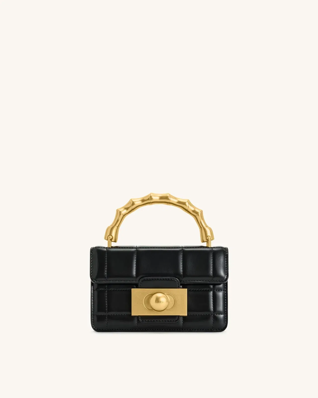 Jw Pei Kaia Bamboo Metal Handle Handbag Black