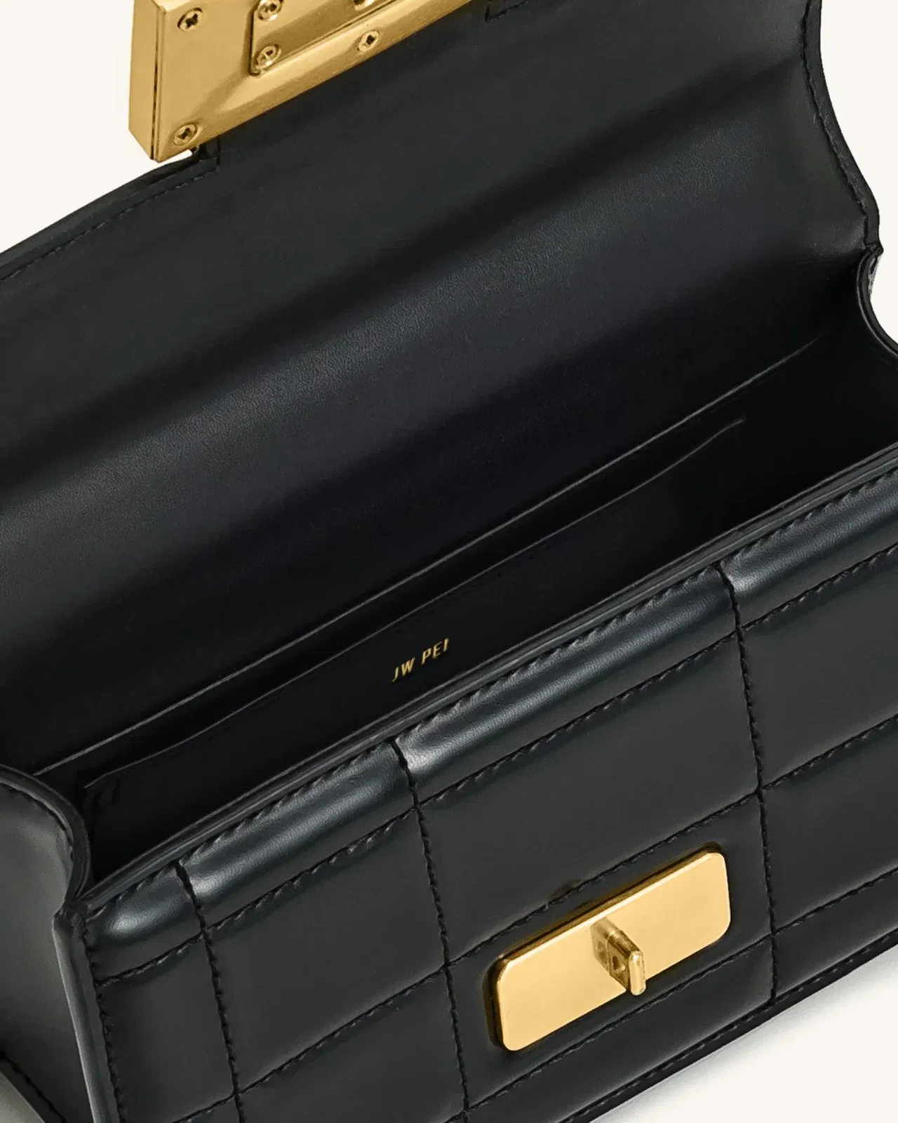 Jw Pei Kaia Bamboo Metal Handle Handbag Black
