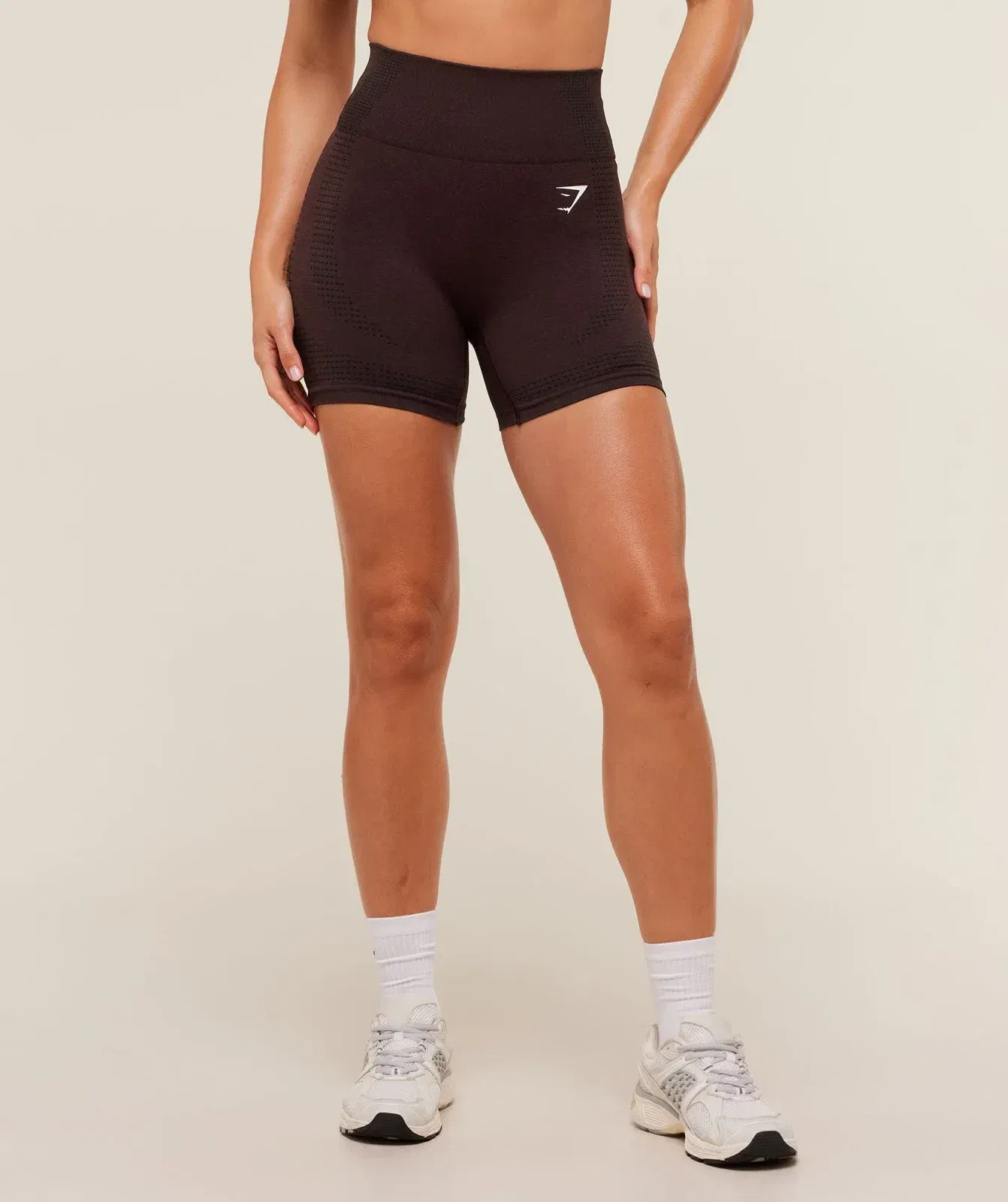 Women's Gymshark Vital Seamless Shorts Rich Maroon