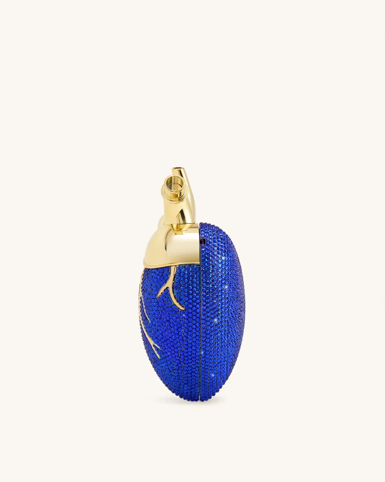 Jw Pei Maren Artificial Crystal Heart Shaped Bag Cobalt Blue
