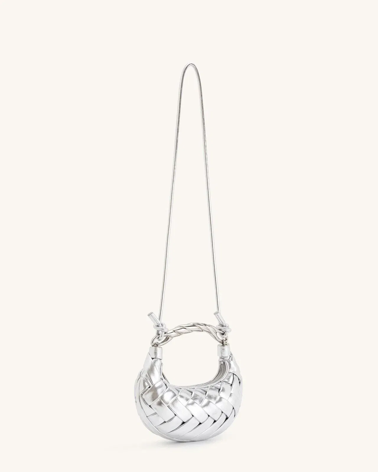 Jw Pei Orla Weave Handbag Silver