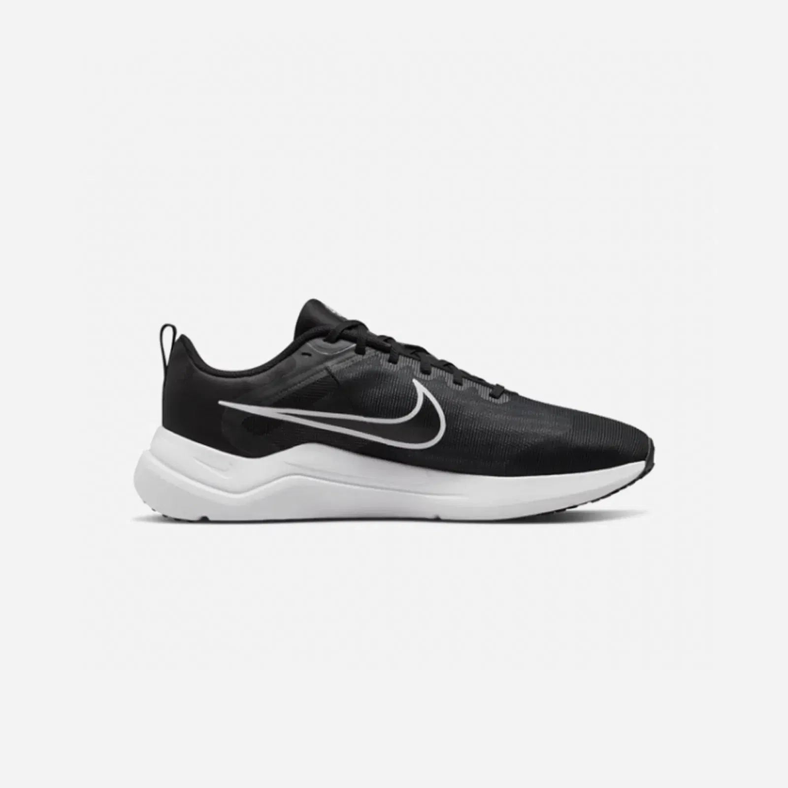 Nike Downshifter 12 Black White Smoke Grey