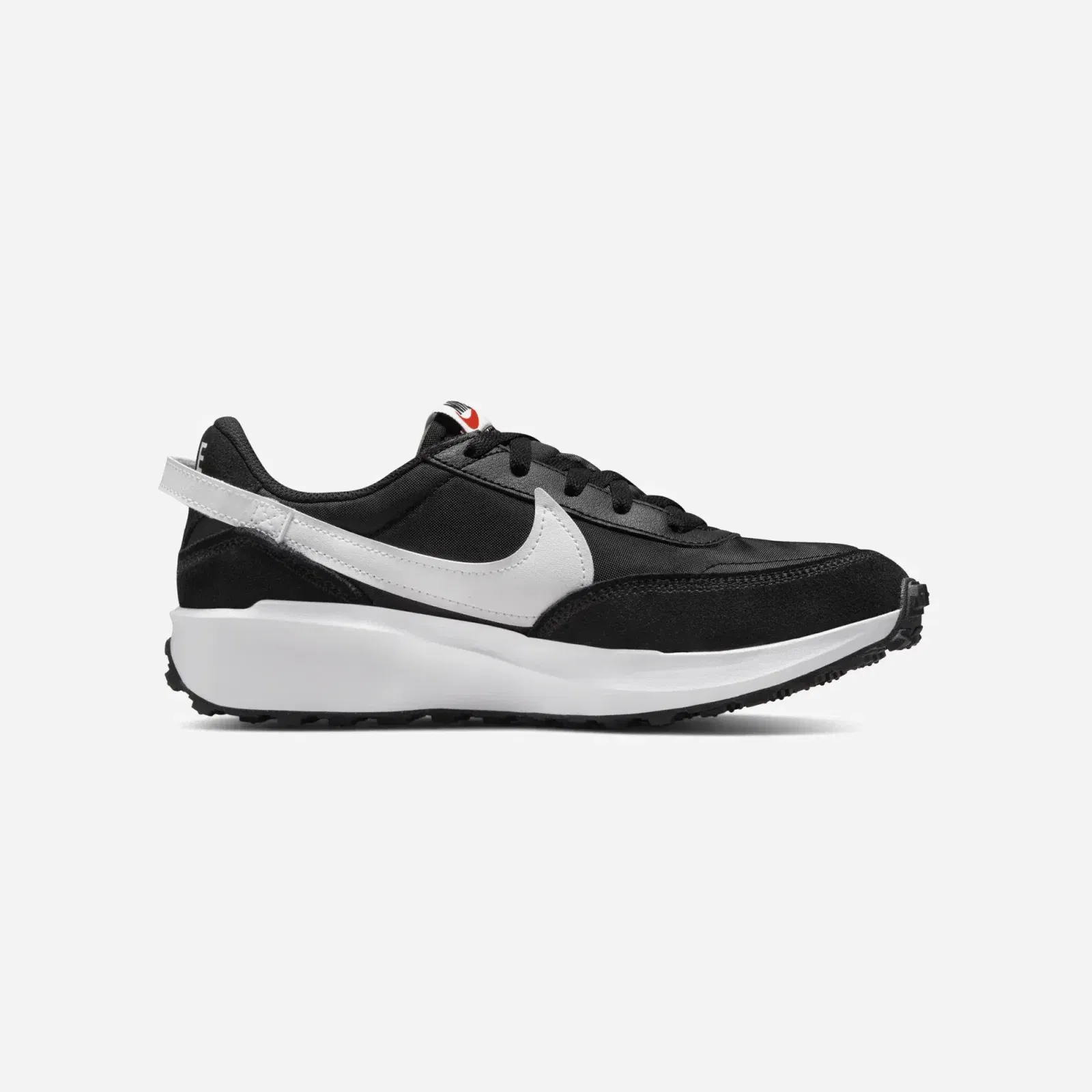 Nike Waffle Debut Black Orange Clear White WMNS