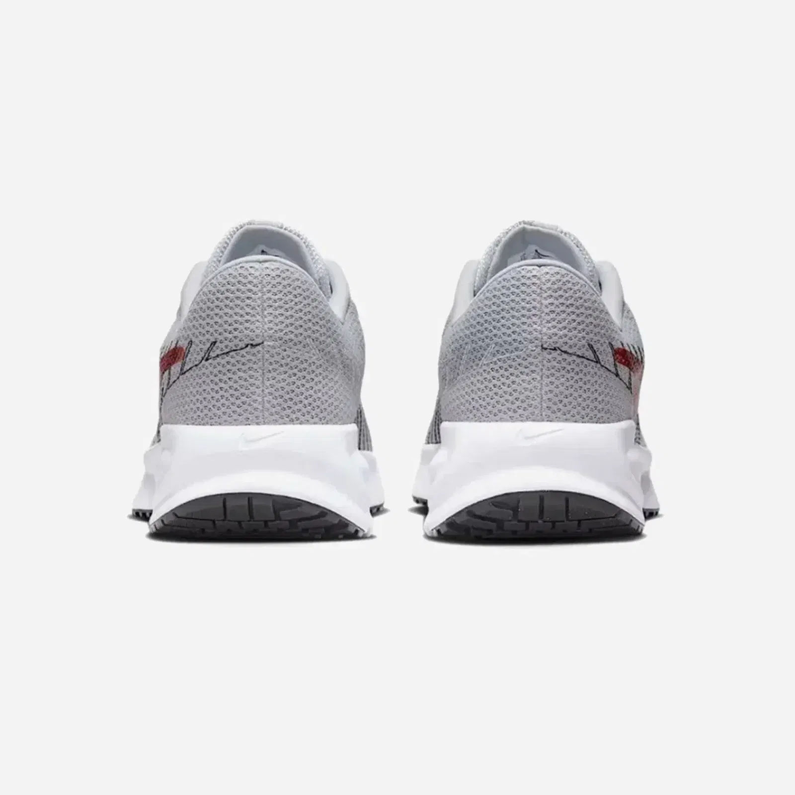 Nike Run Defy Wolf Grey Bright Crimson