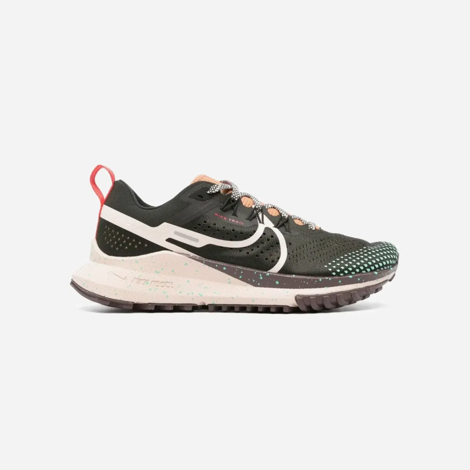 Nike React Pegasus Trail 4 Sequoia Amber Brown Emerald Rise Guava Ice WMNS