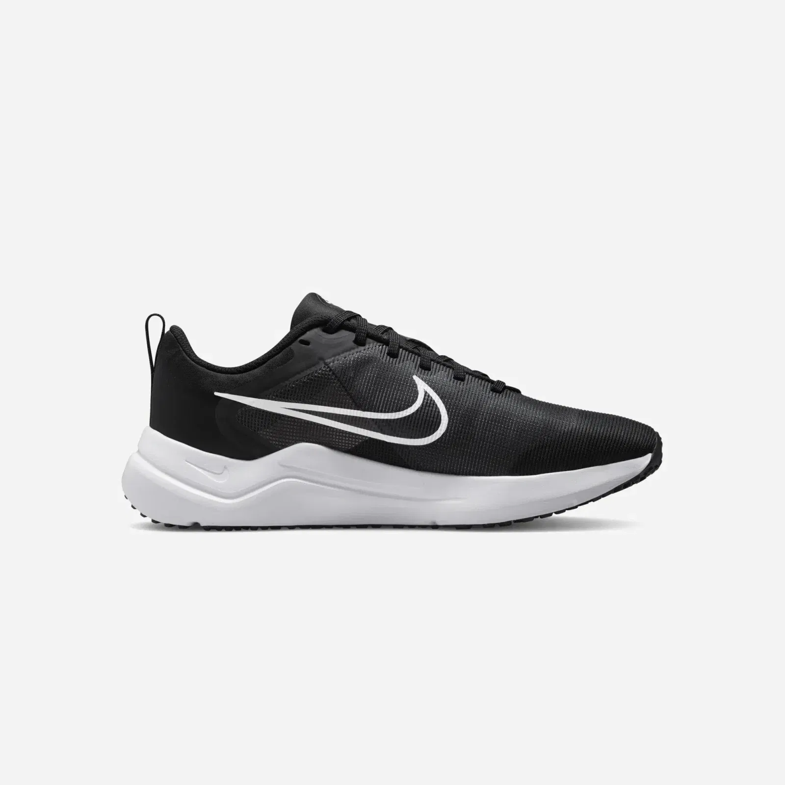 Nike Downshifter 12 Black Smoke Grey Pure Platinum White WMNS