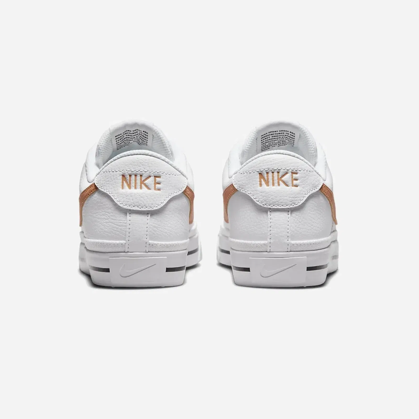 Nike Court Legacy White Light Cognac