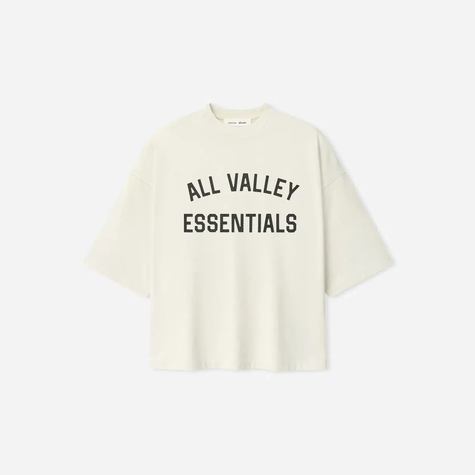Fear Of God Essentials Merch T-Shirt Boxy Fit Ivory