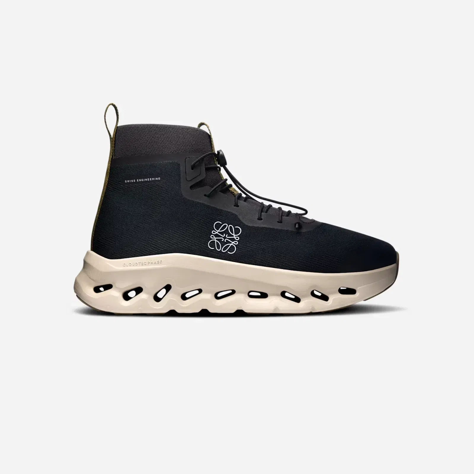 ON Running Cloudtilt Hi LOEWE Black Oatmeal Olive