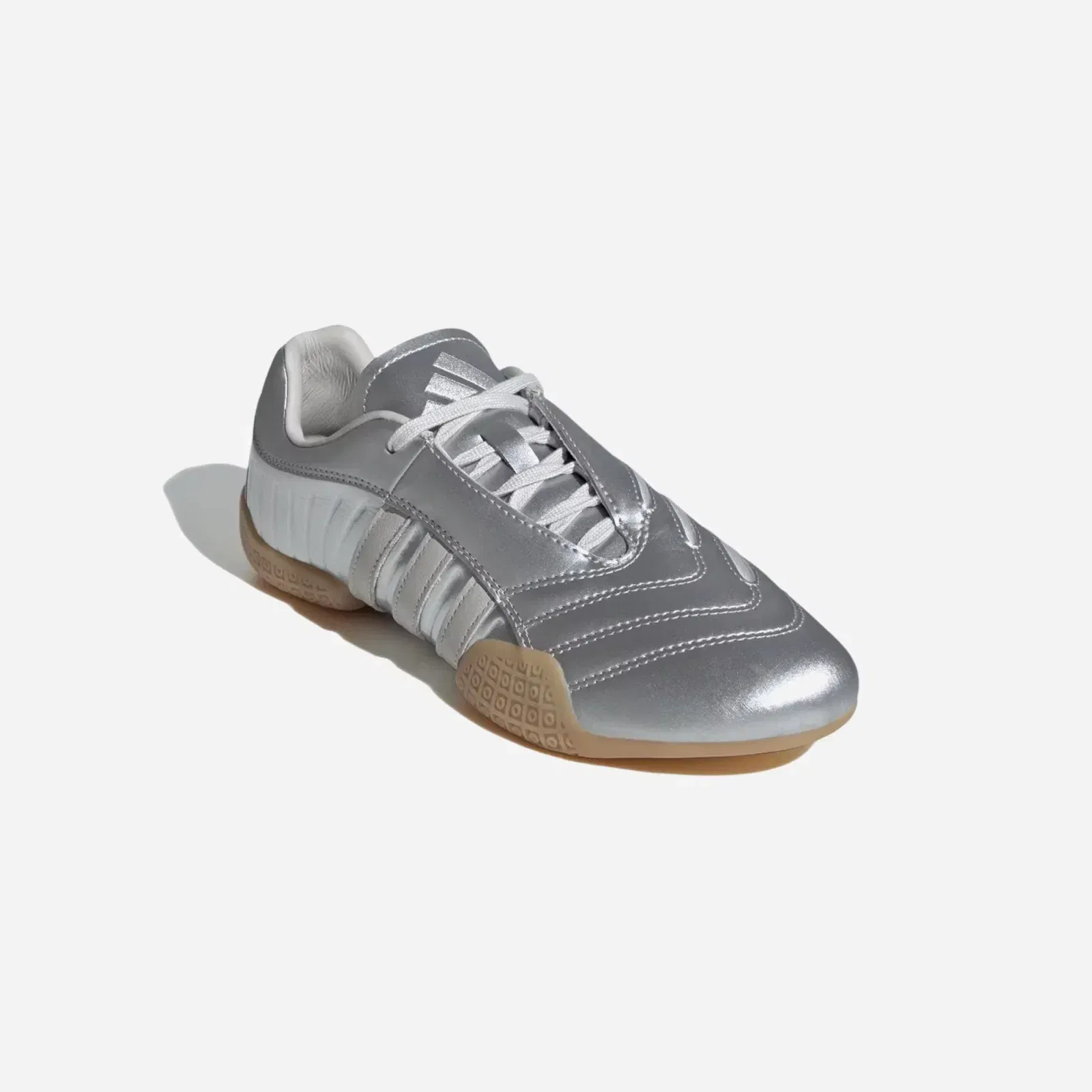 Adidas Taekwondo Mei Elite Shoes Silver Metallic / Grey One / Gum WMNS