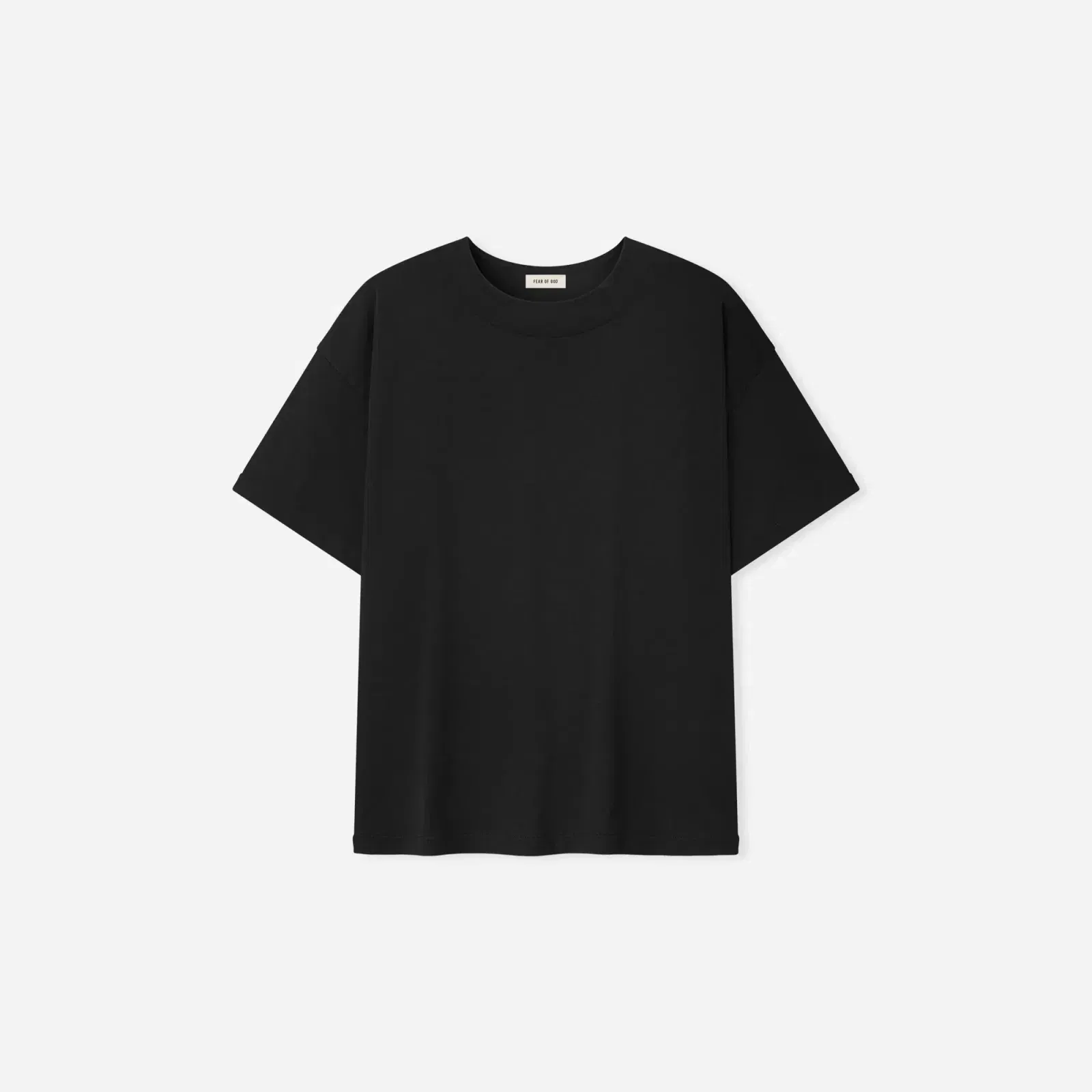 Fear Of God Cotton Rayon T-Shirt Black