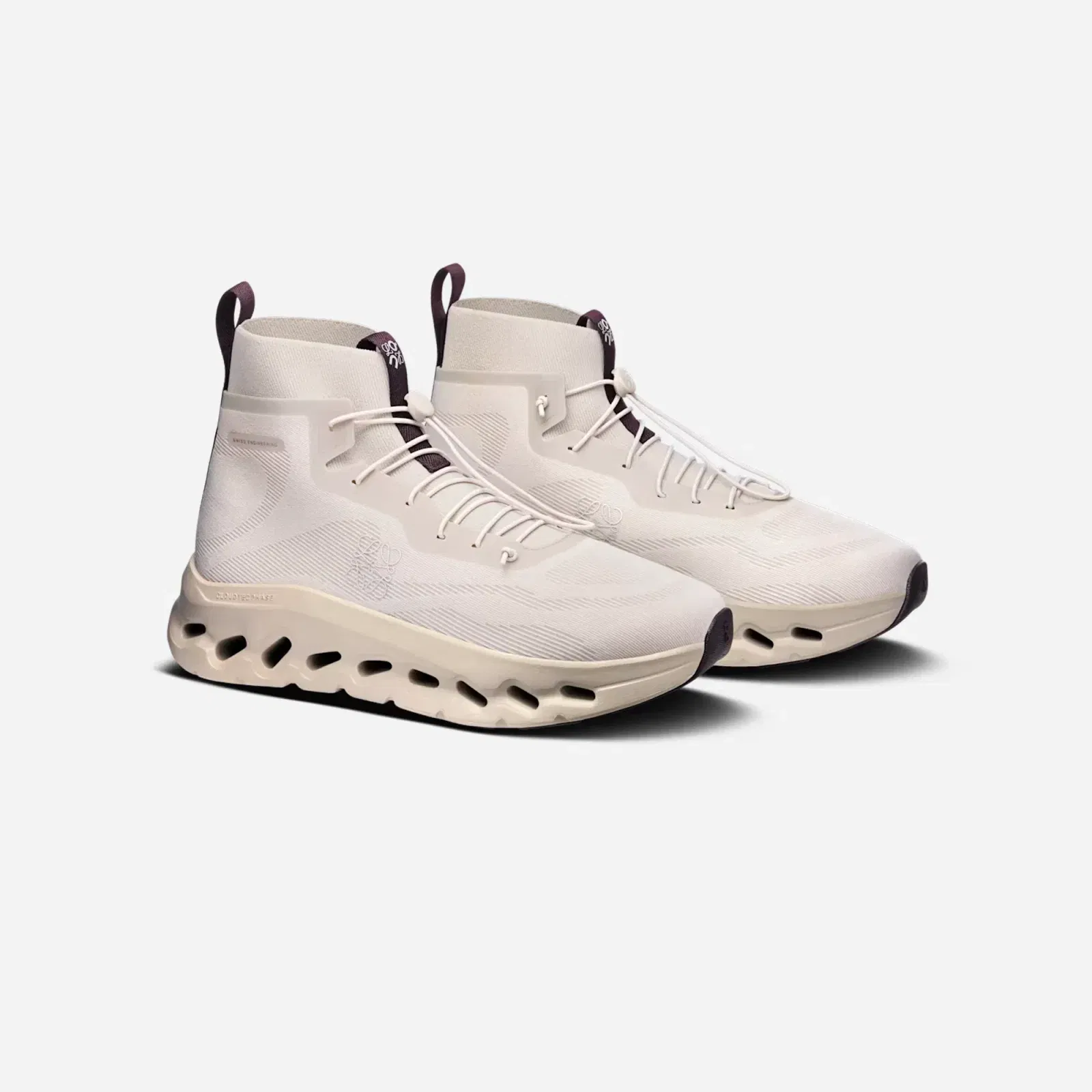 ON Running Cloudtilt Hi LOEWE Sand Oatmeal Plum