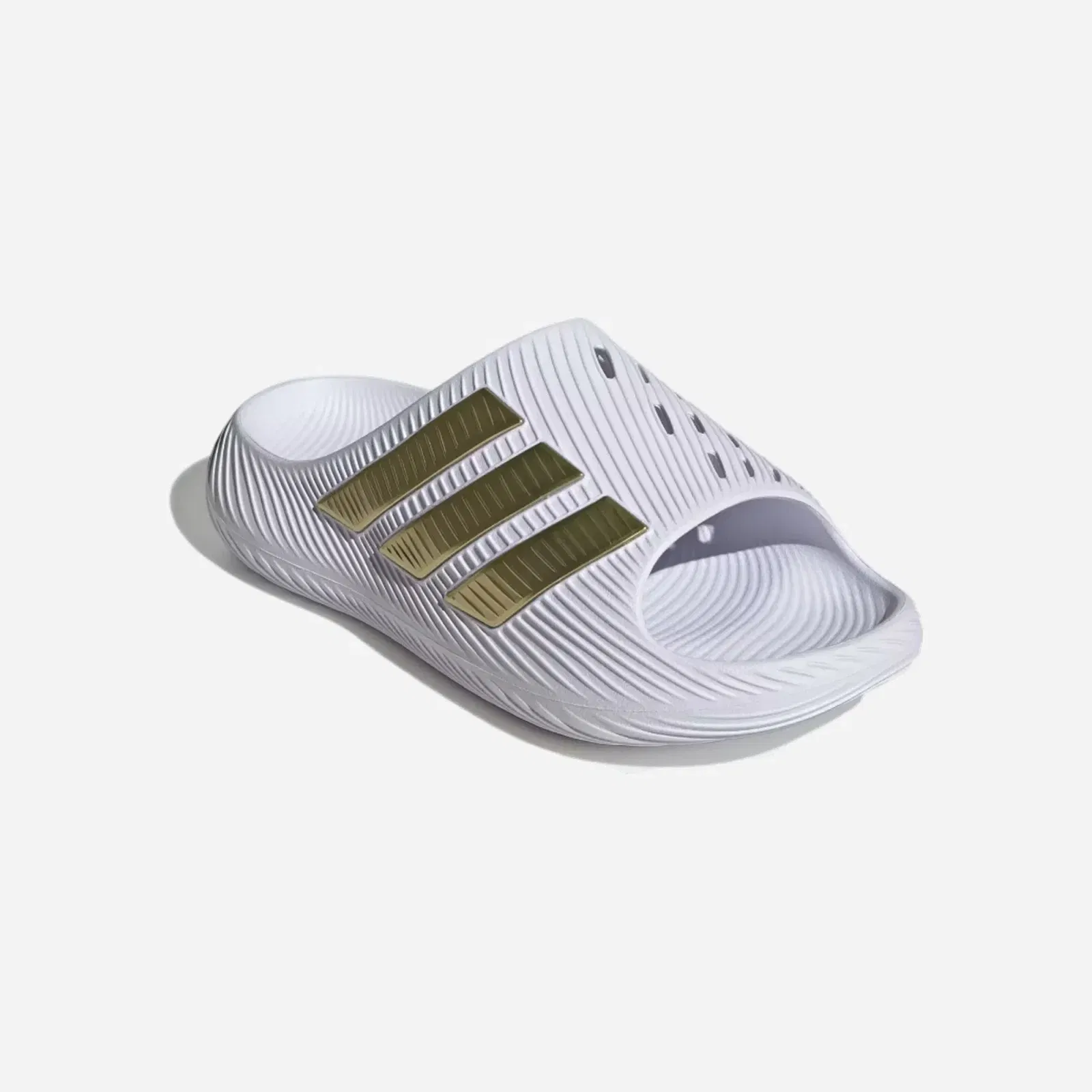 Adidas Purechill Slides White Gold Metallic