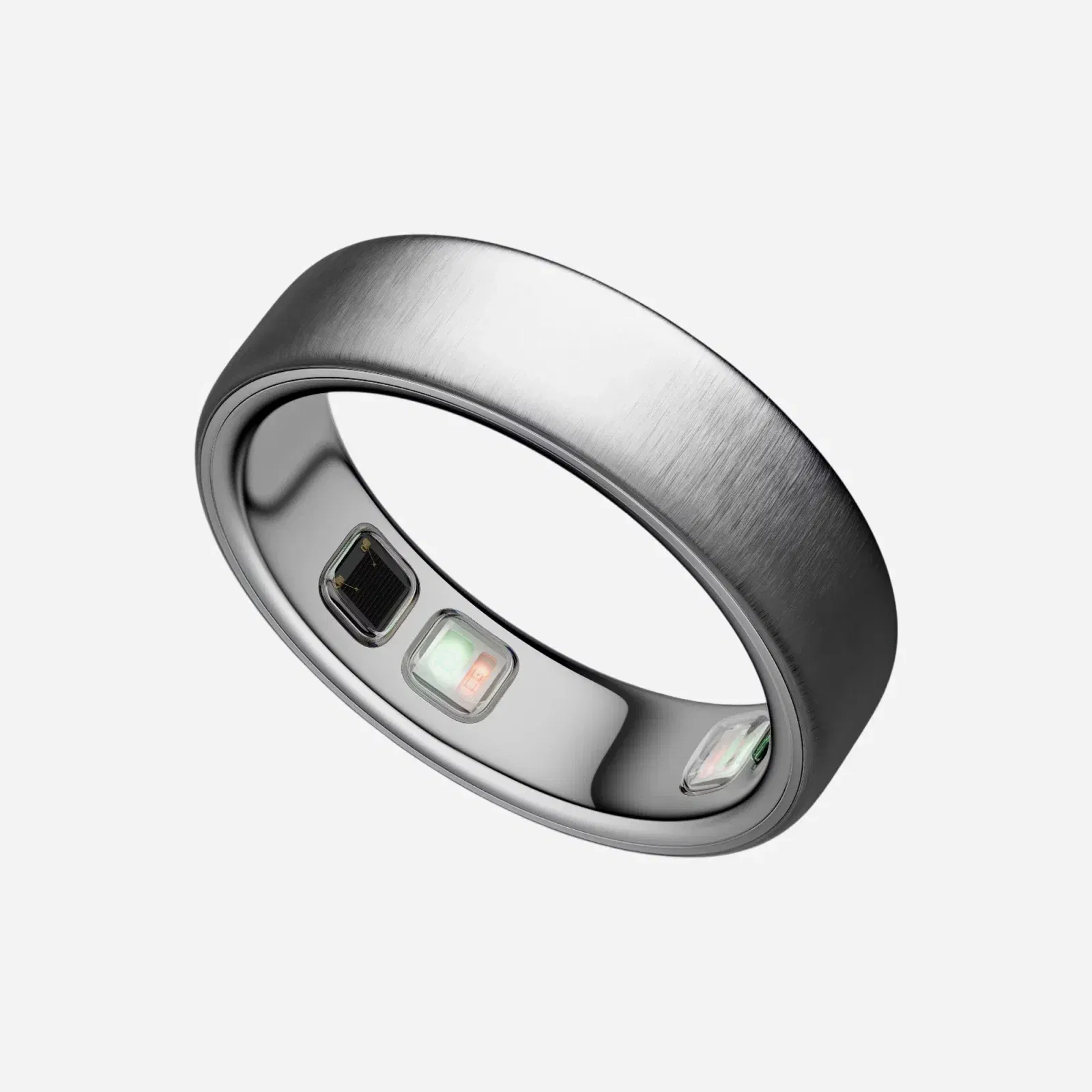 Oura Ring 5 Brushed Silver (Includes Free Size Kit)