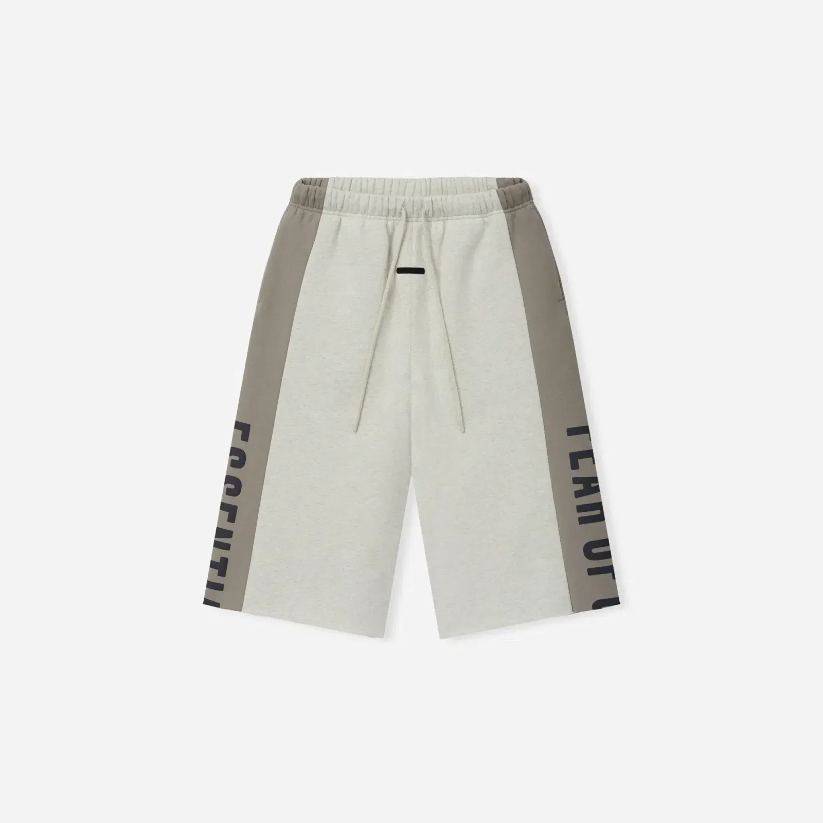 Fear Of God Essentials Panelled Raw Cut Off Sweatpant Vanilla Heather/ Seal