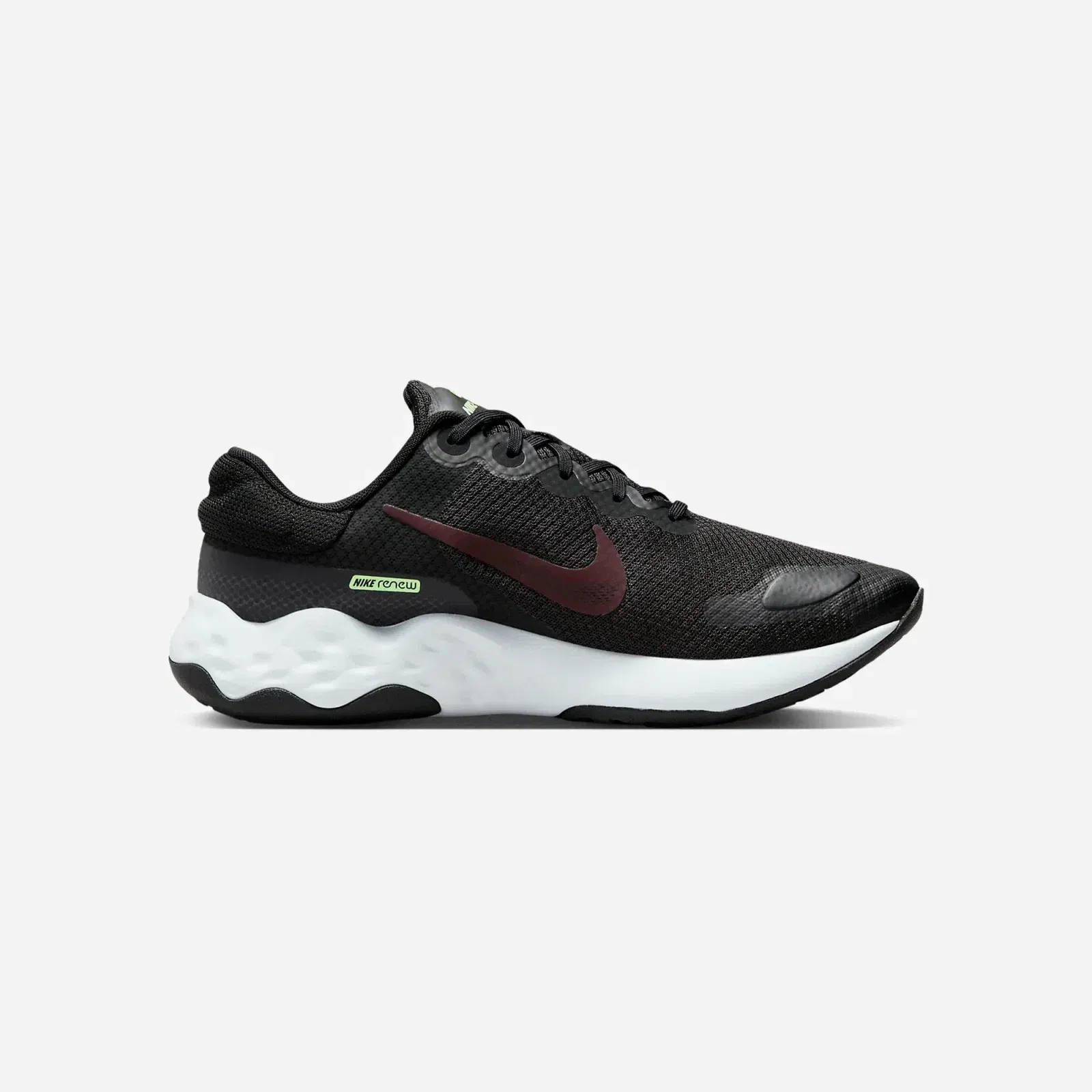 Nike Renew Ride 3 Black Burgundy Crush