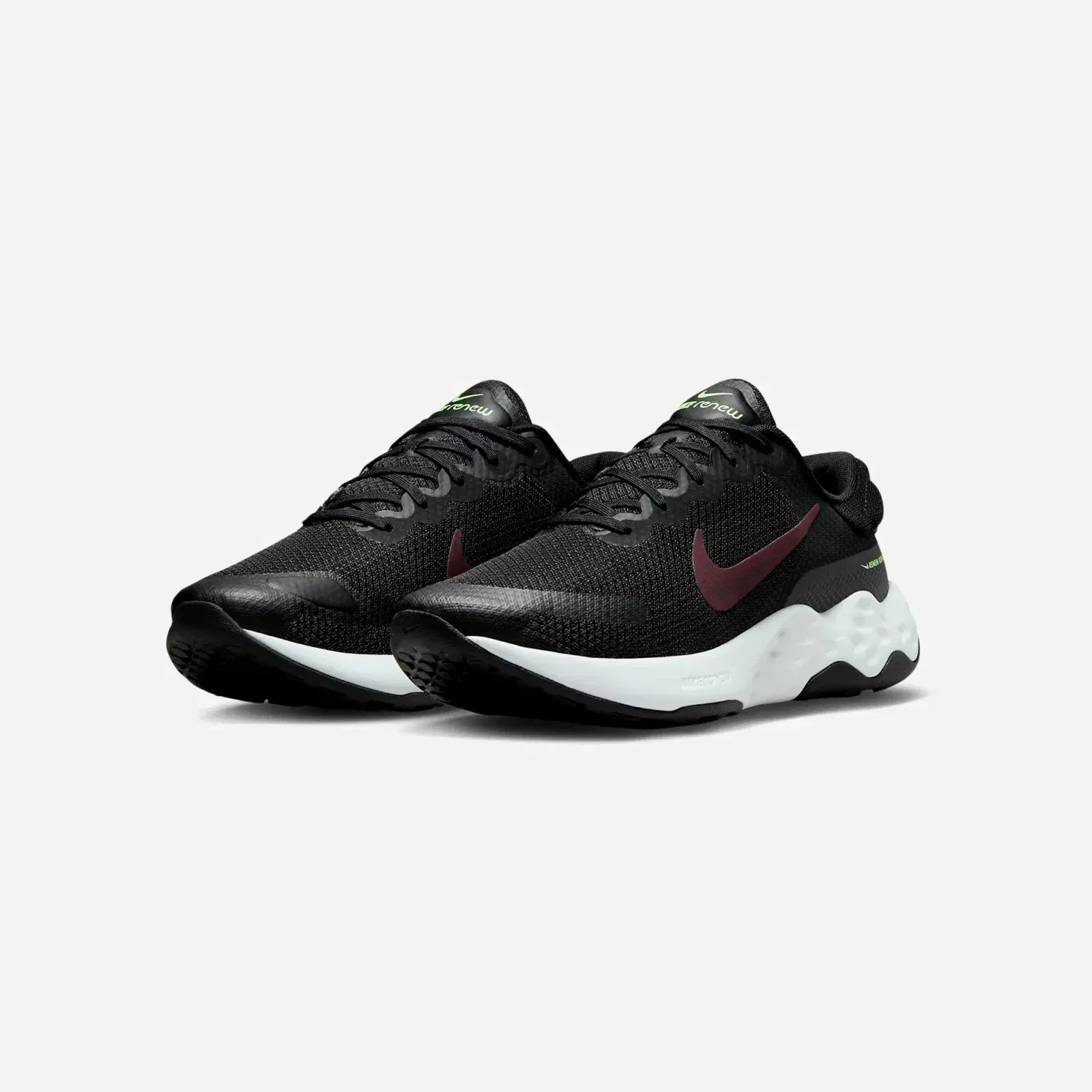 Nike Renew Ride 3 Black Burgundy Crush