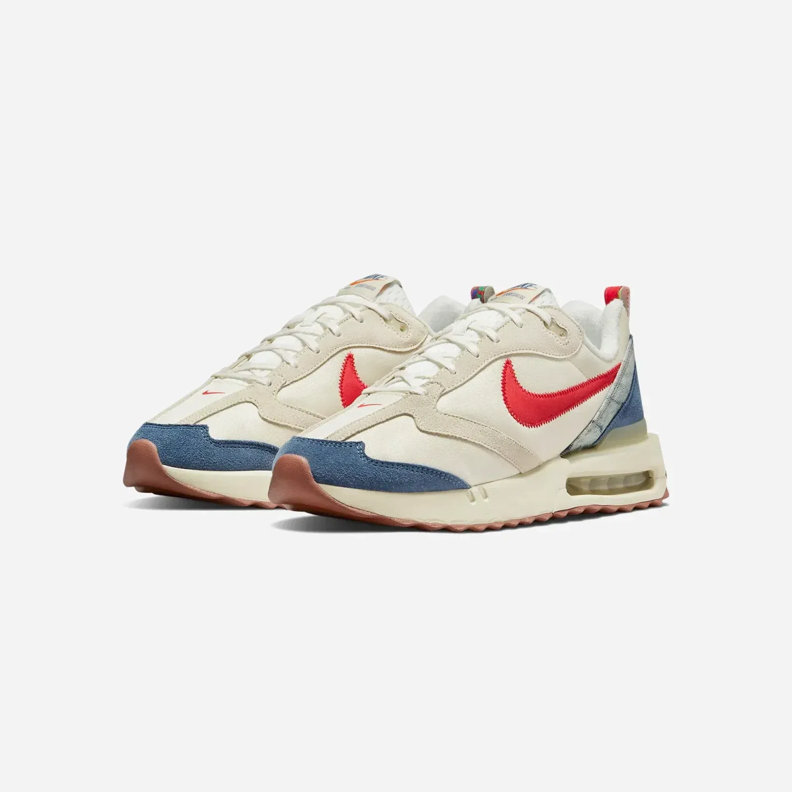 Nike Air Max Dawn Coconut Milk Track Red Navy