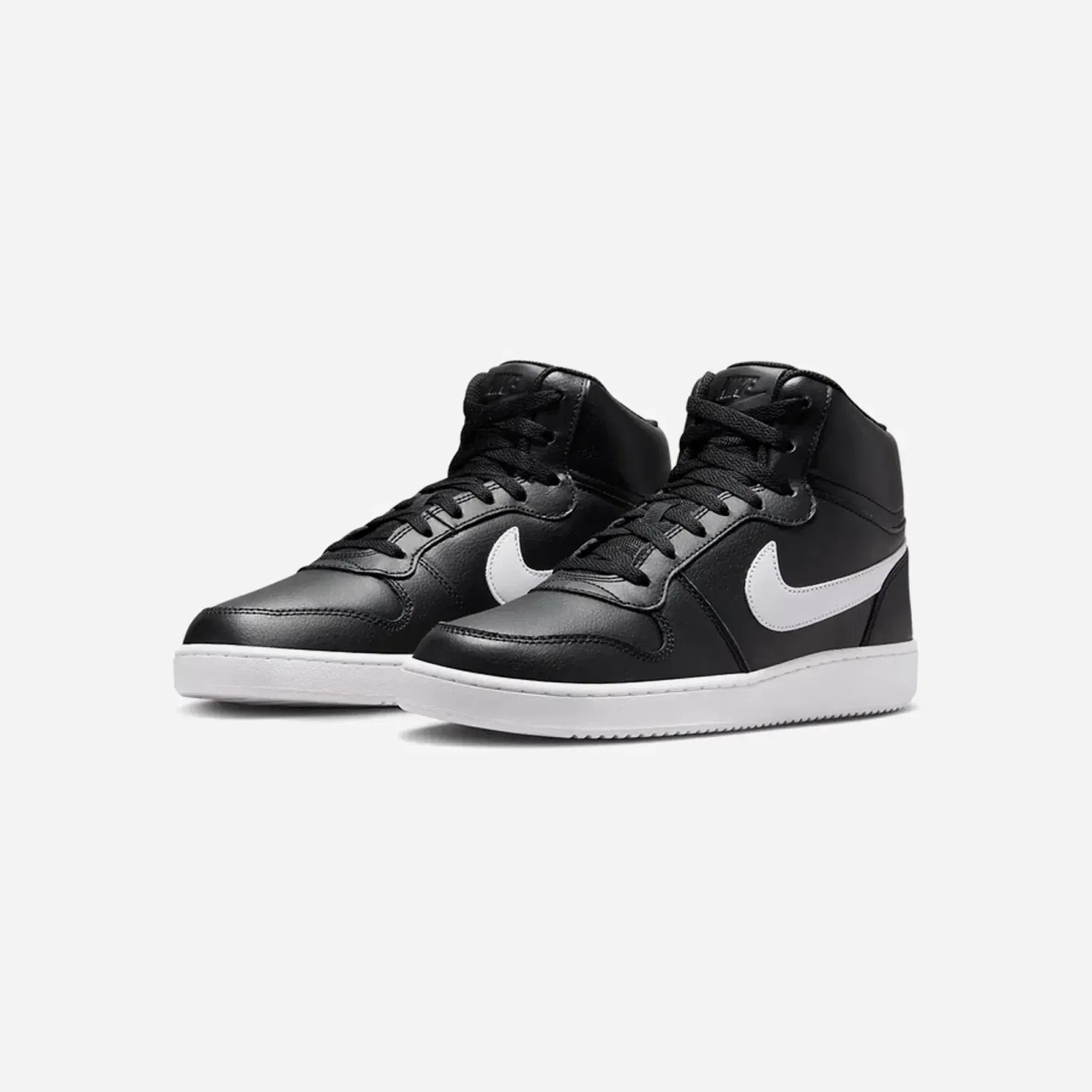 Nike Ebernon Mid Casual Sneakers Black White