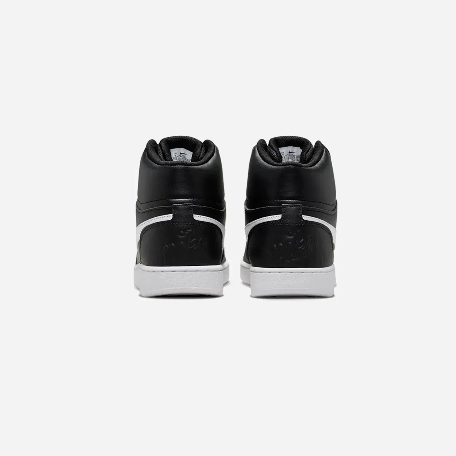 Nike Ebernon Mid Casual Sneakers Black White