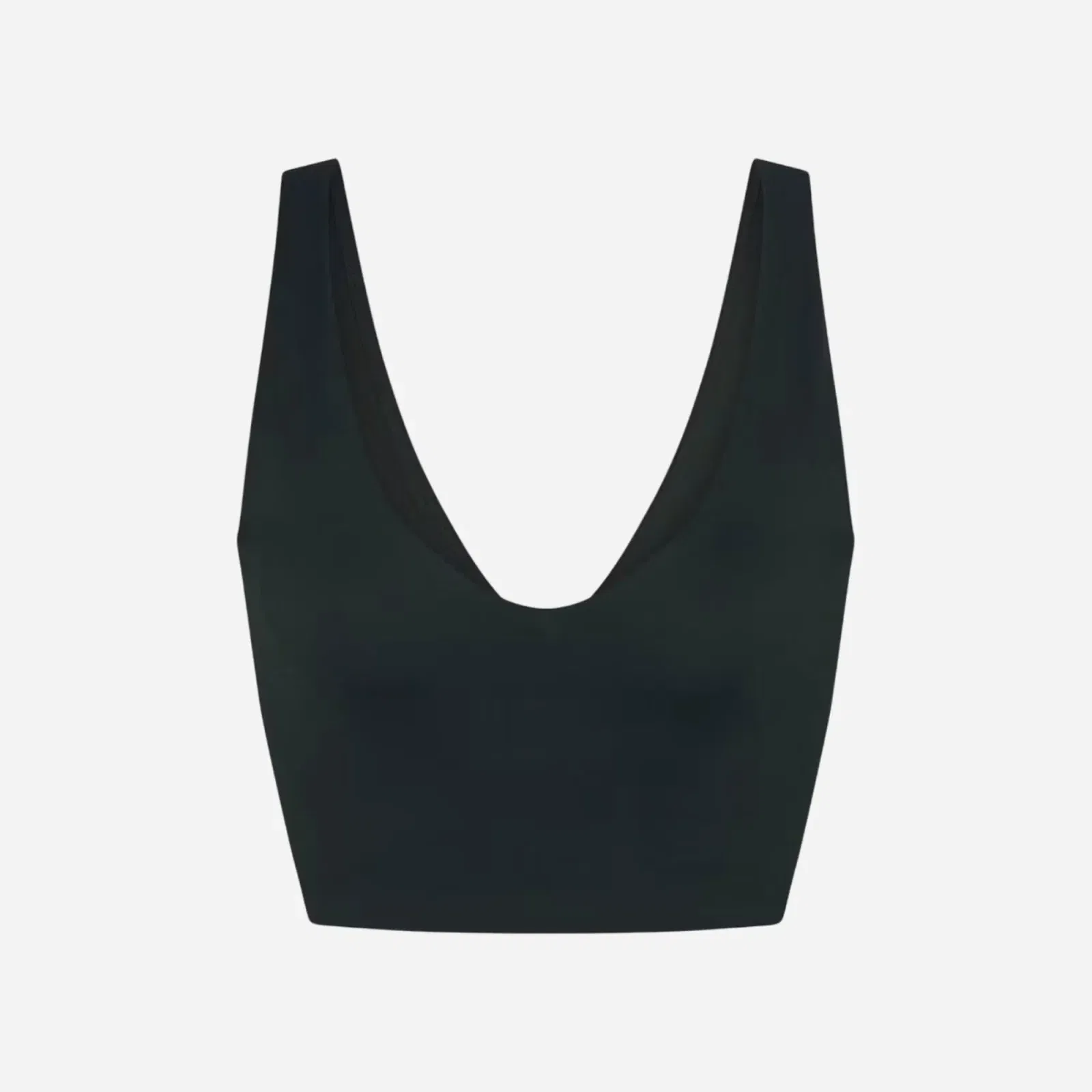 Nike X Skims Matte V-Neck Long-Line Bra Dark Teal