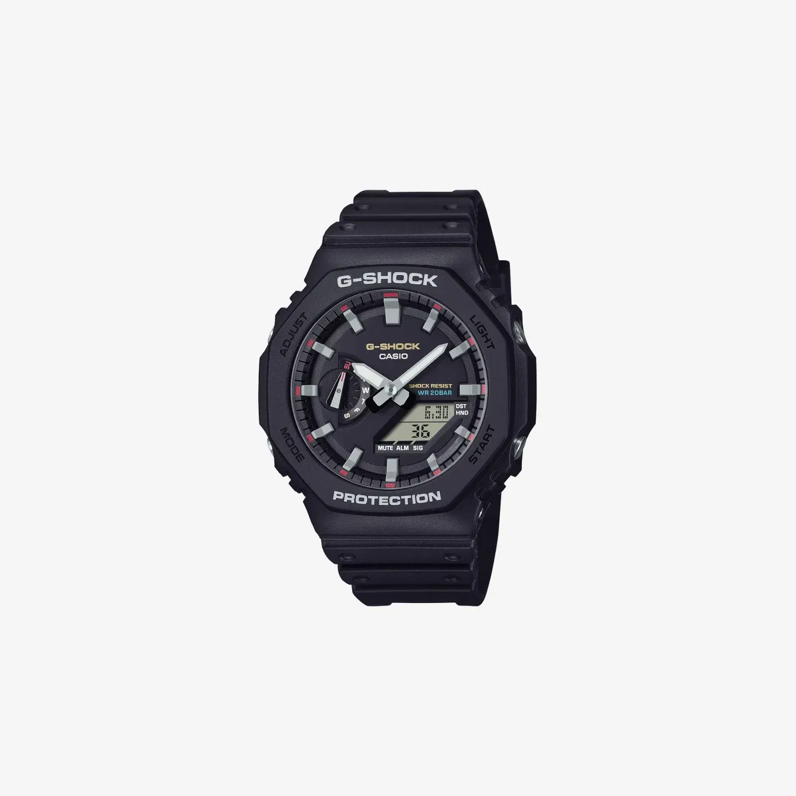 Casio G-Shock GA-2100RL-1ADR Quartz Black Dial Analog-Digital Resin Watch