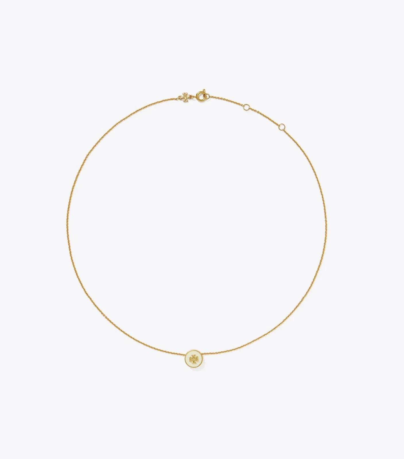 Icon Enamel Pendant Necklace